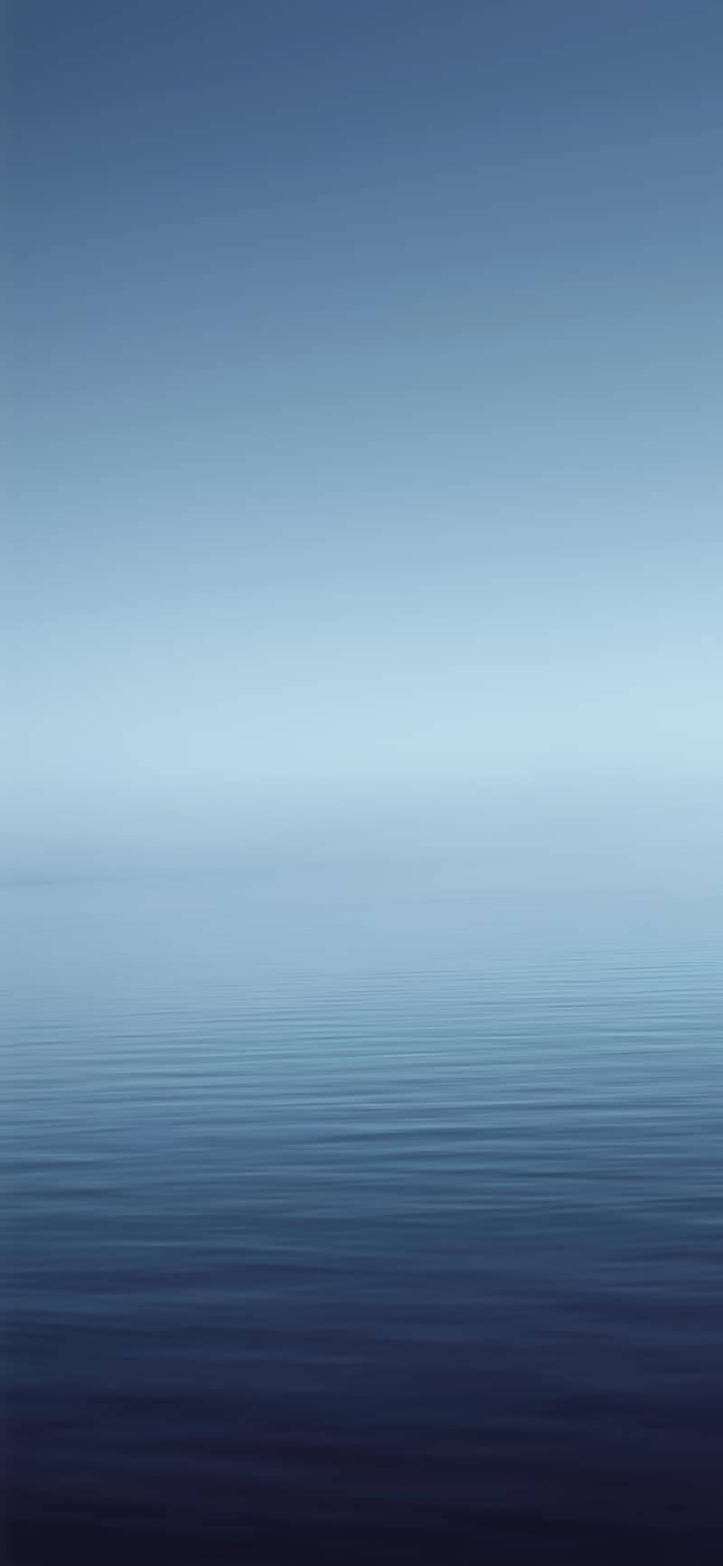 iPhone X Original, Blue Sea, blue sky, HD Phone Wallpaper