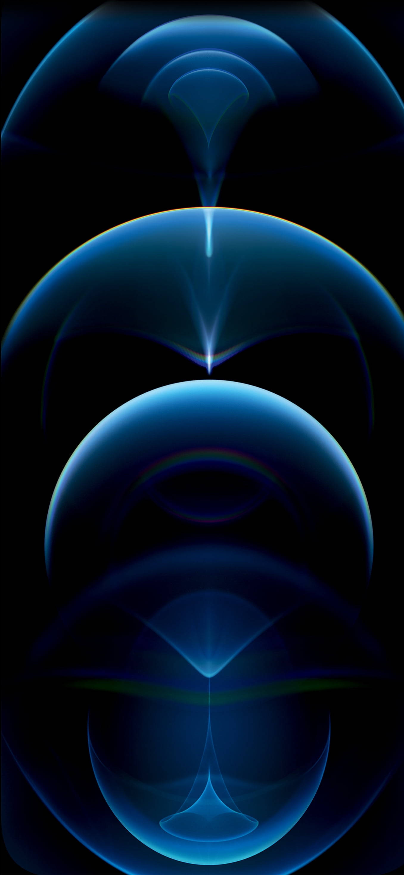 iPhone XR, Red, Blue, 2K Phone Wallpaper