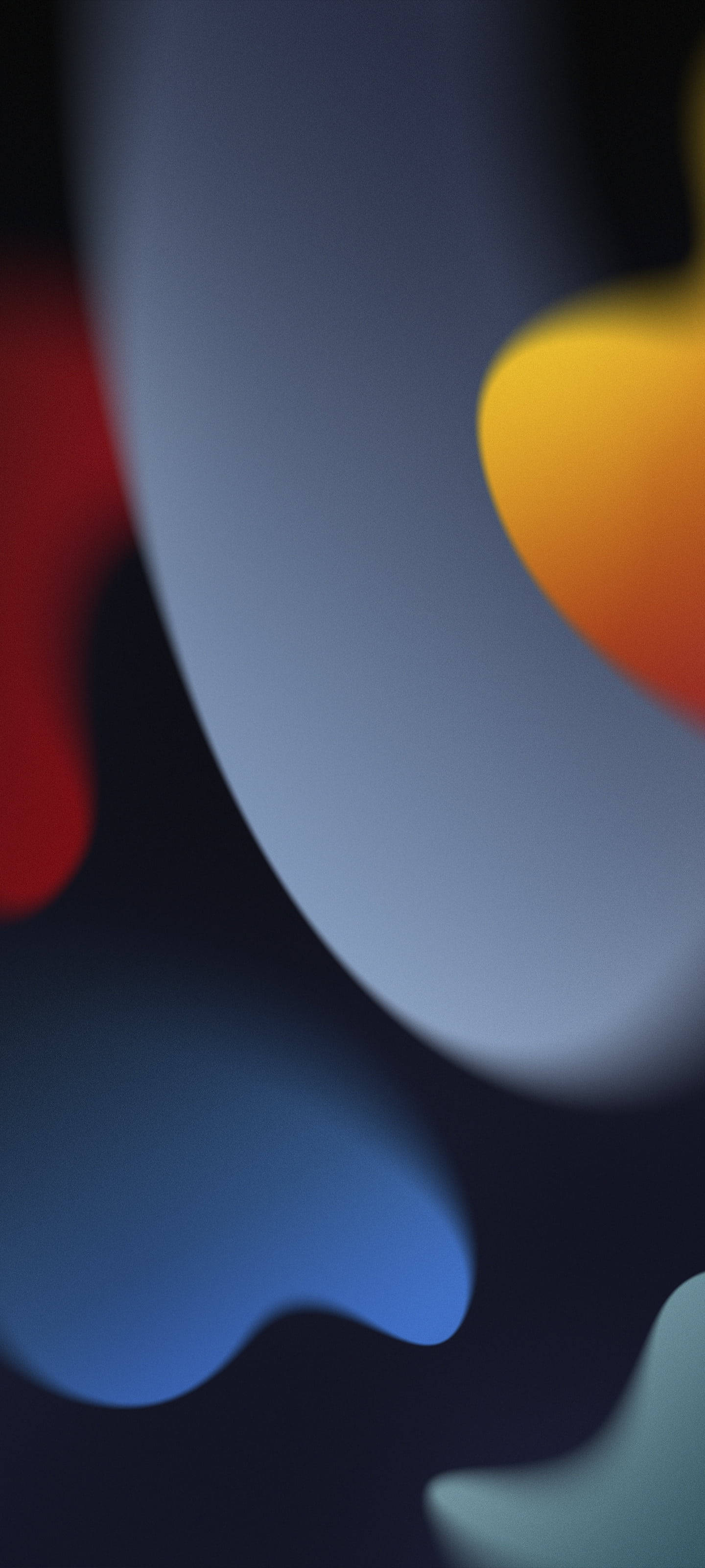 iPhone XR, red, deep blue, 2K Phone Wallpaper