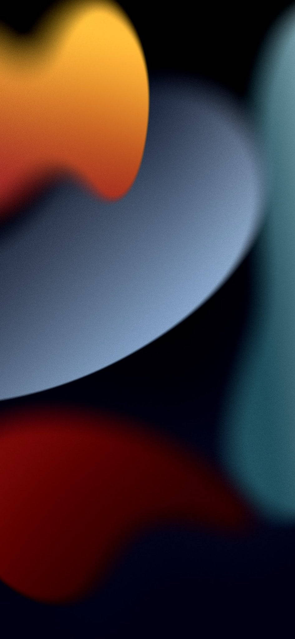 iPhone XR Red, abstract, warm orange, Full HD Phone Wallpaper