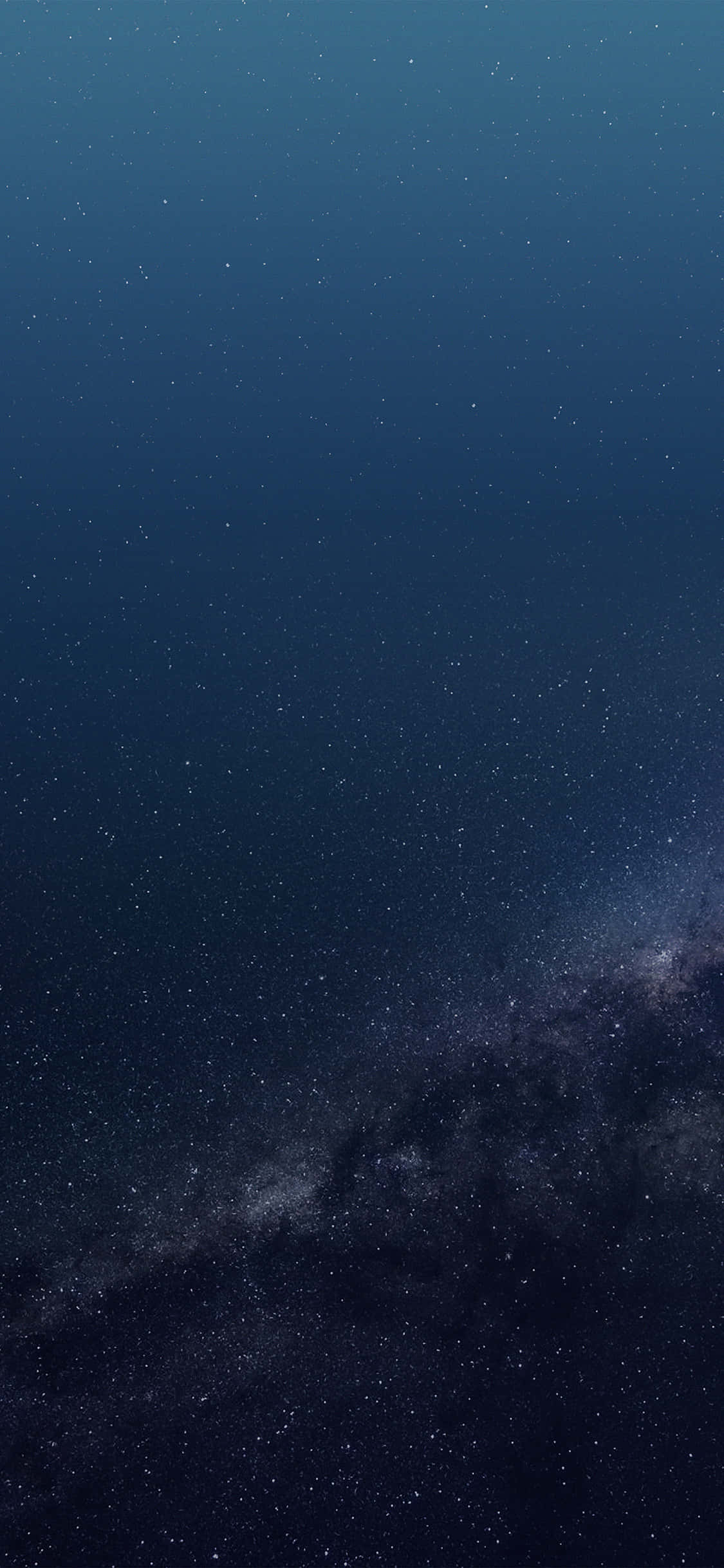iPhone Xr, Milky Way galaxy, deep indigo night sky, Full HD Phone Wallpaper