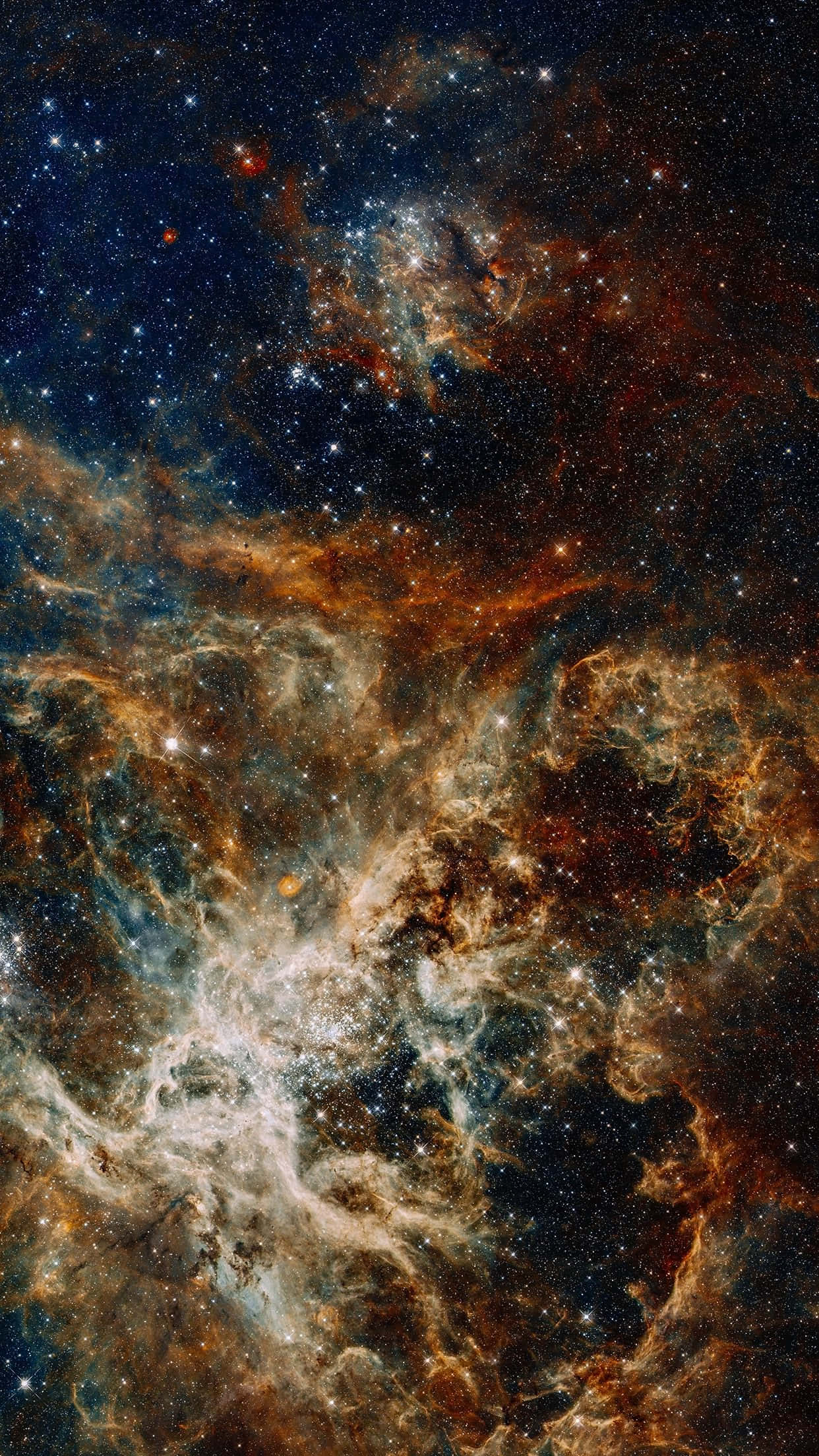 iPhone Xr, Space, cosmic nebula, Full HD Phone Wallpaper