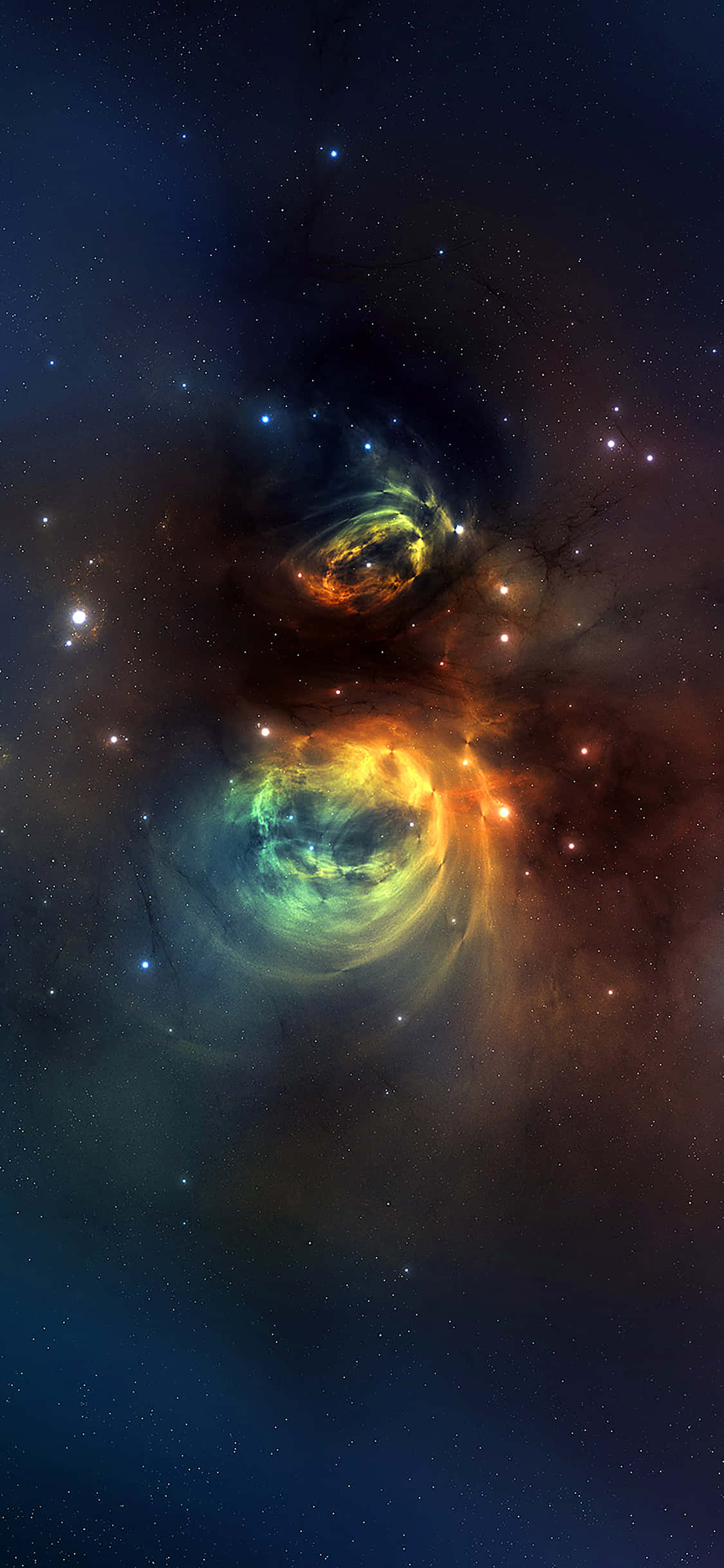 iPhone XR, space, cosmic nebulae, Full HD Phone Wallpaper