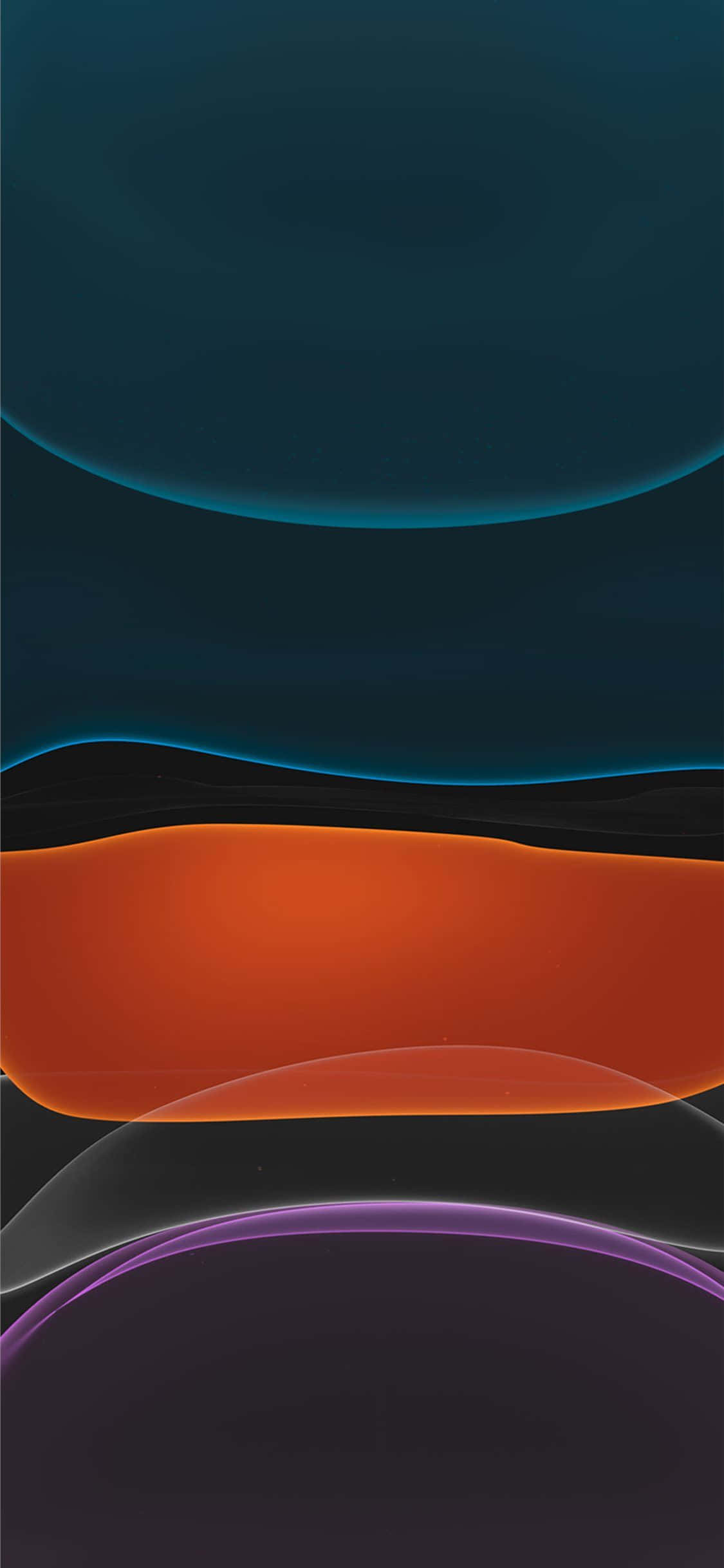 iPhone Xr, teal, orange, Full HD Phone Wallpaper