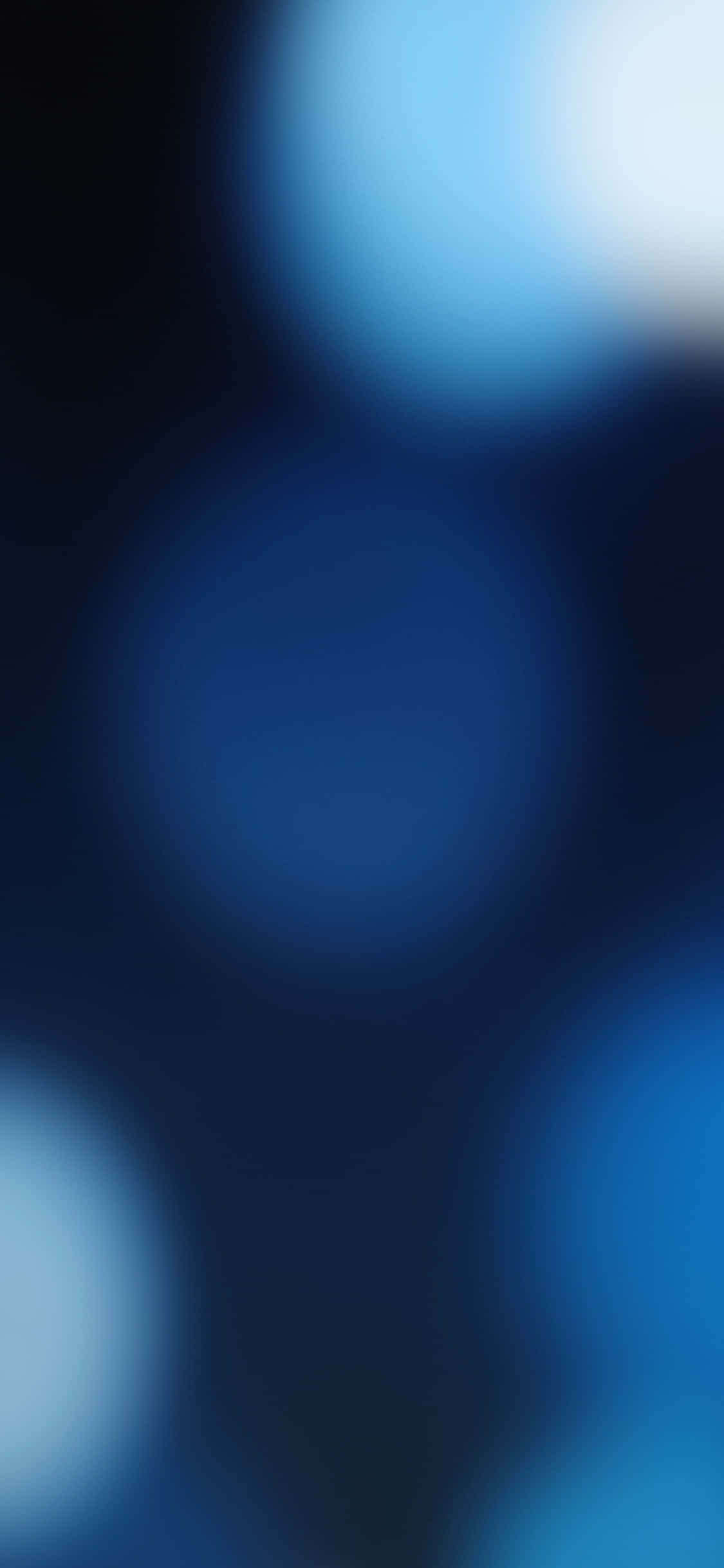 iPhone Xr, Bokeh Blue, blur effect, Full HD Phone Wallpaper