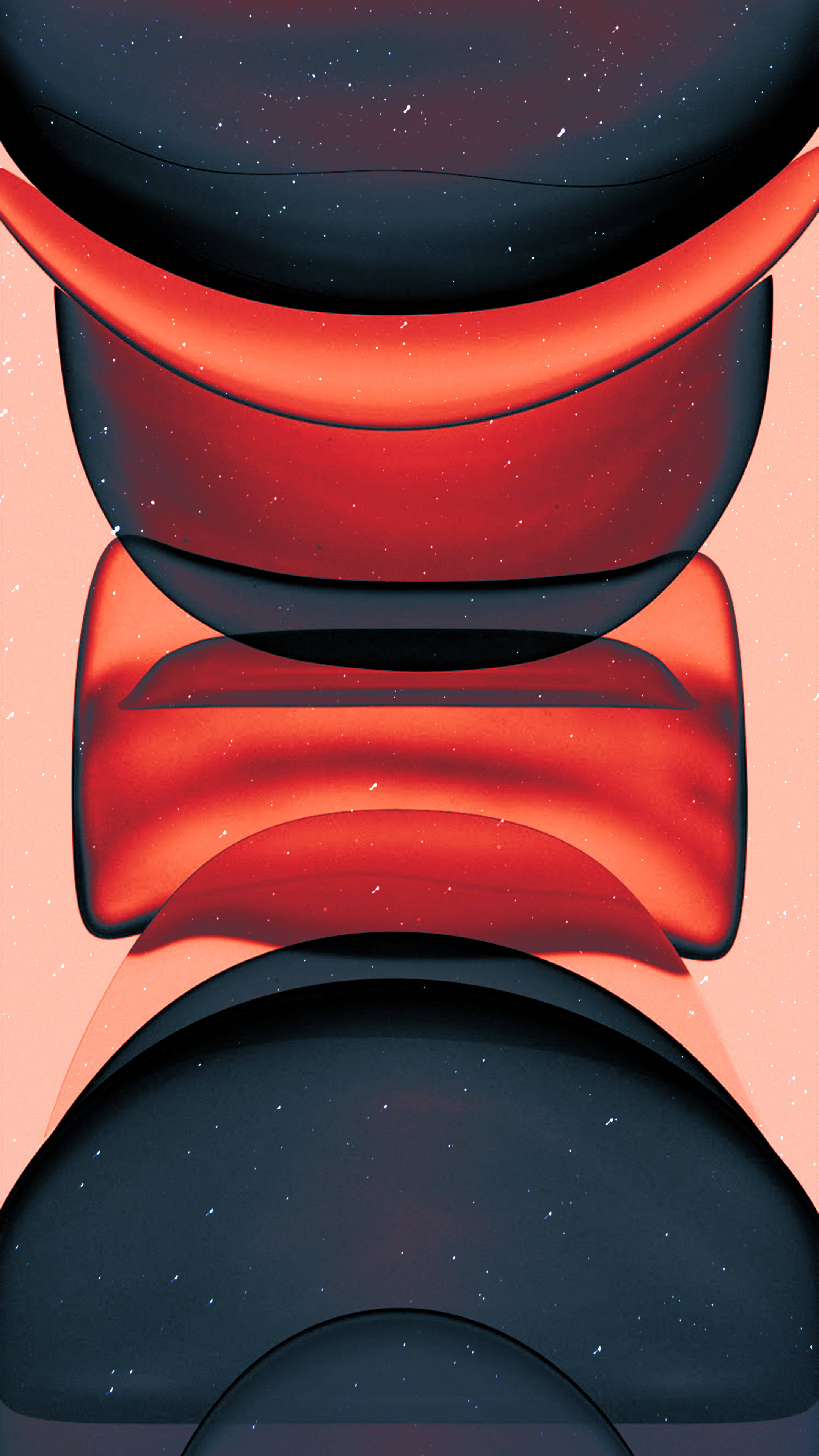 iPhone XR, red, black, 4K Phone Wallpaper