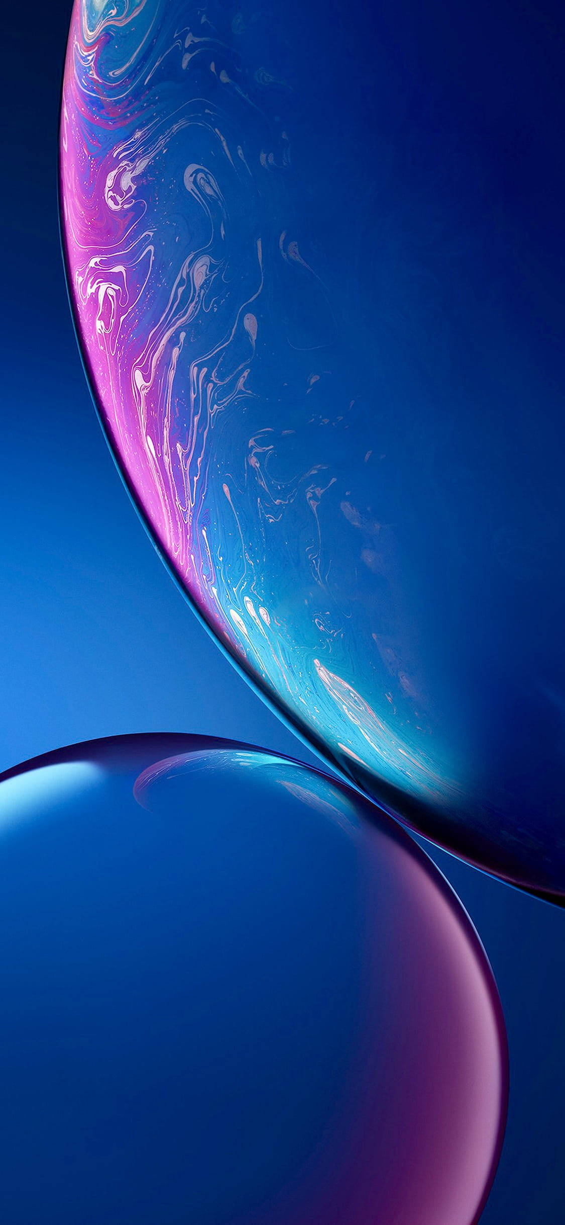 iPhone XR, red, blue, Full HD Phone Wallpaper