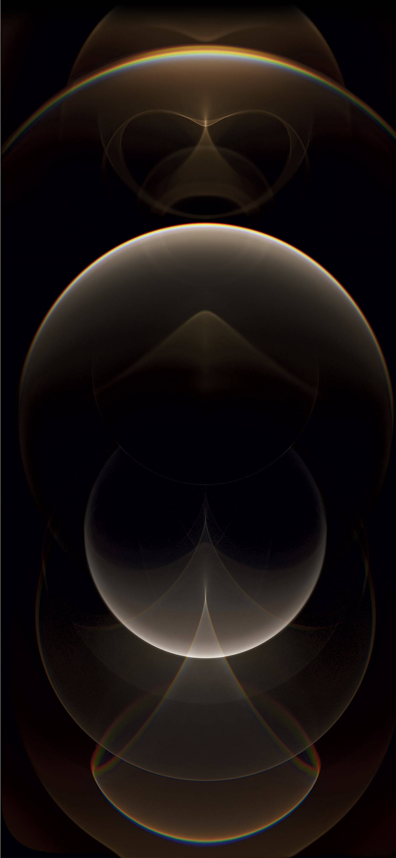 iPhone XR, red transparent, grey bubbles, 2K Phone Wallpaper