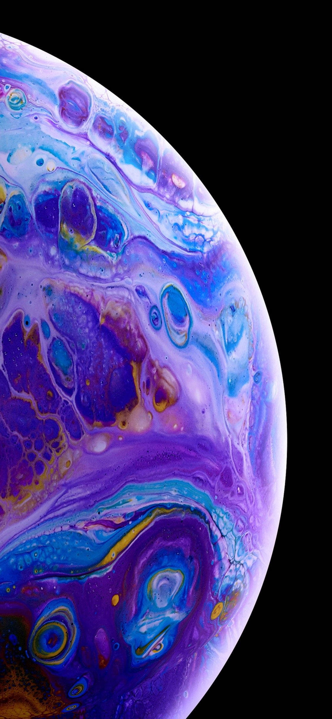 iPhone Xs, space, planets, Full HD Phone Wallpaper