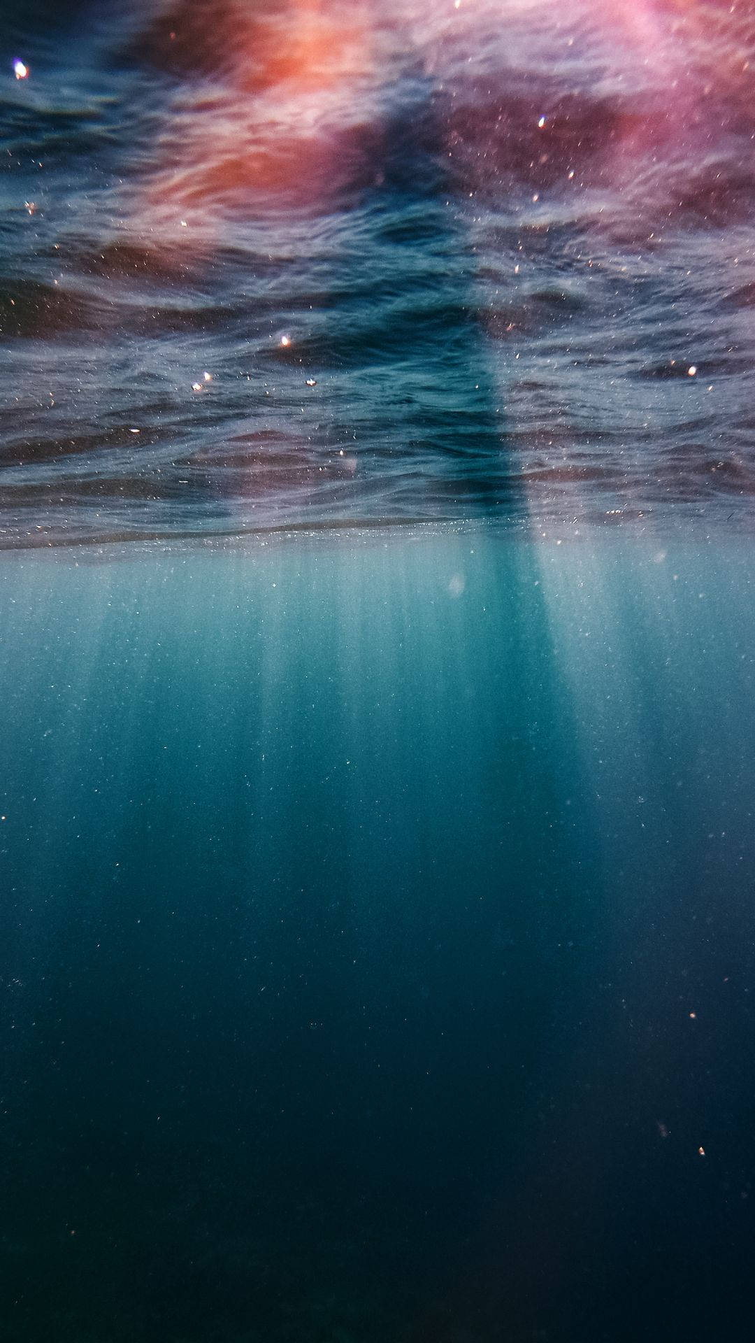 iPod Touch, Pink Sunlight, Rippling Water, Full HD Phone Wallpaper