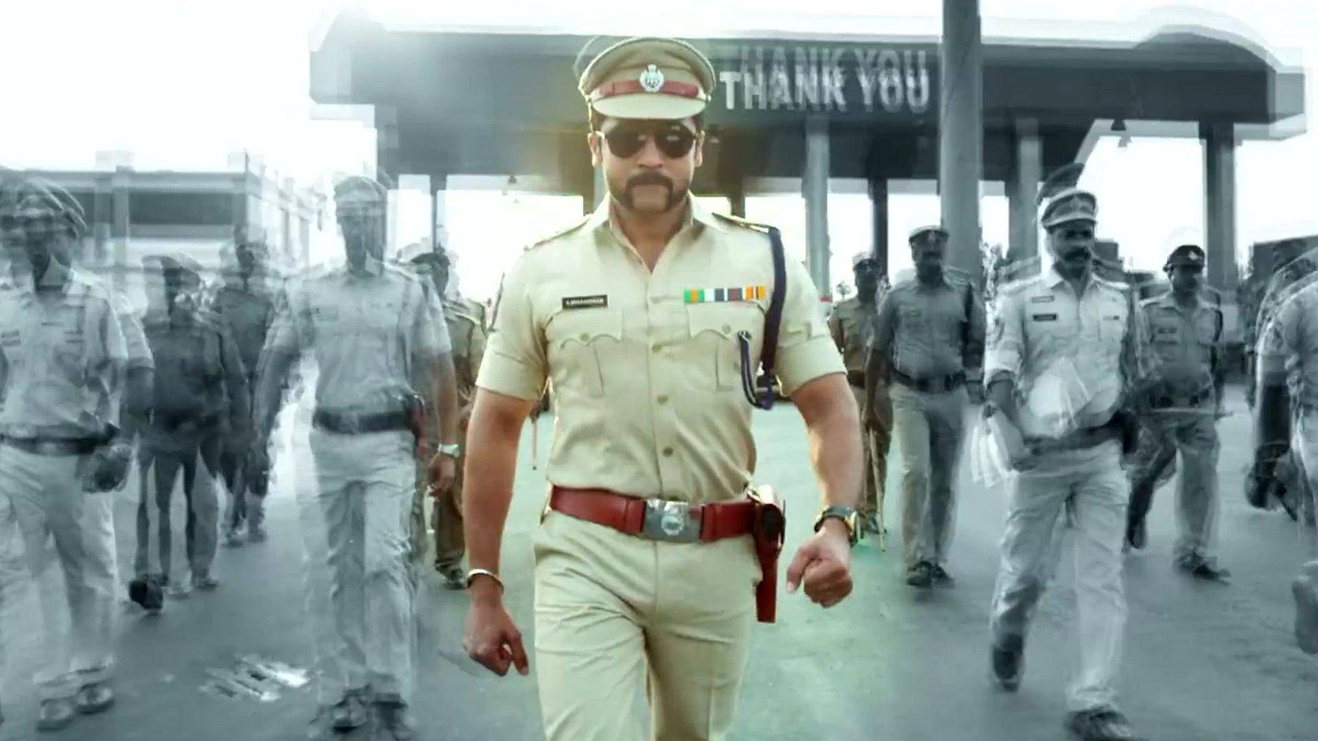 IPS Officer, khaki uniform, blurred officers, Full HD Desktop Wallpaper