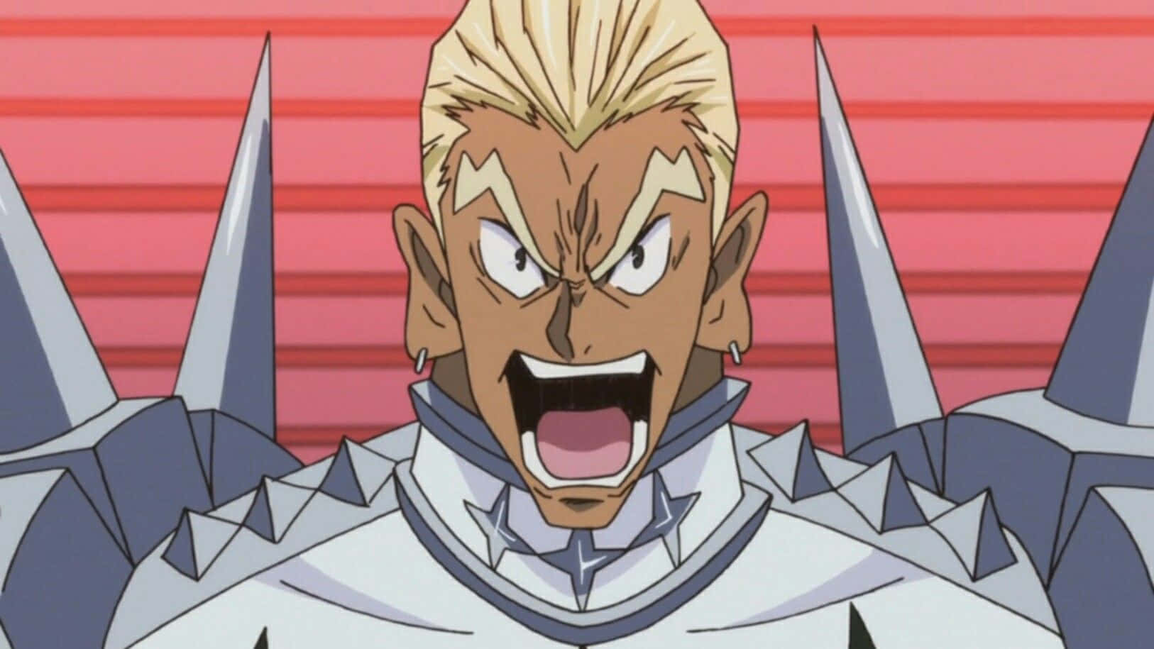 Ira Gamagoori, spiky blonde hair, fierce expression, HD Desktop Wallpaper