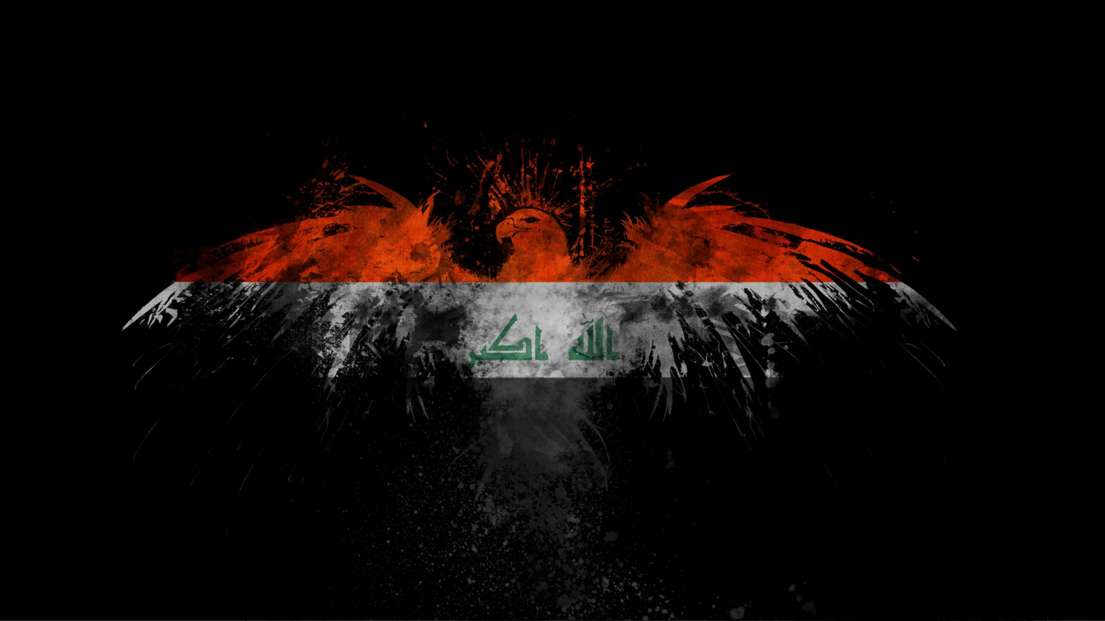 Iraq, eagle, black, 4K Desktop Wallpaper