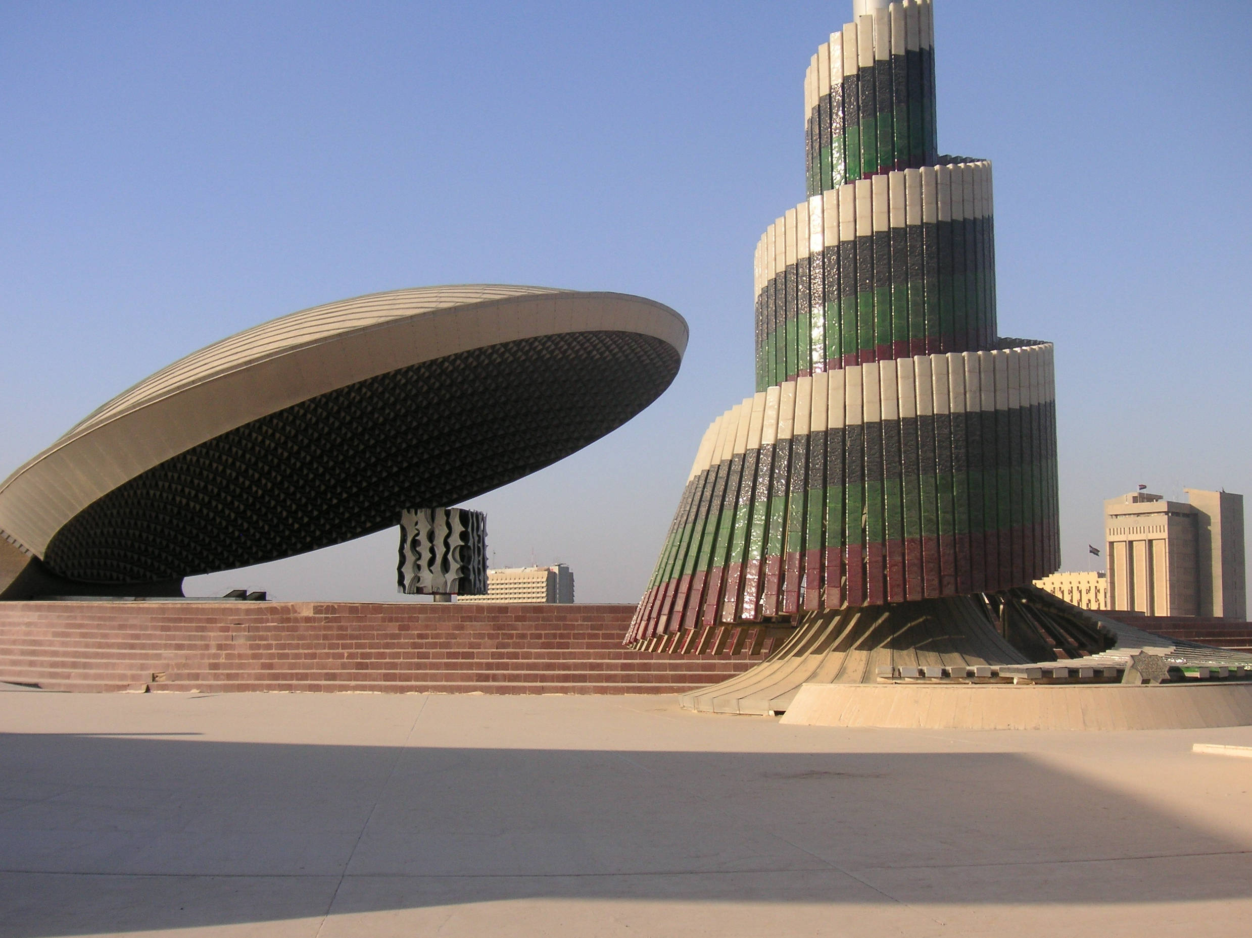 Iraq, dome, spiral tower, Full HD Desktop Wallpaper