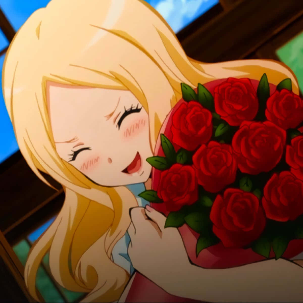 Irina Jelavić, anime girl, blonde hair, SD Desktop Wallpaper