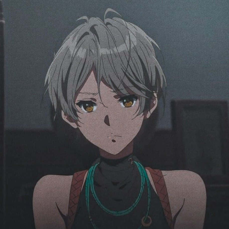 Iris Cannary, 914 x 914, silver hair, SD Desktop Wallpaper