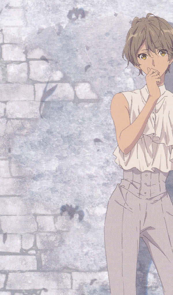 Iris Cannary, anime character, brown hair, SD Phone Wallpaper