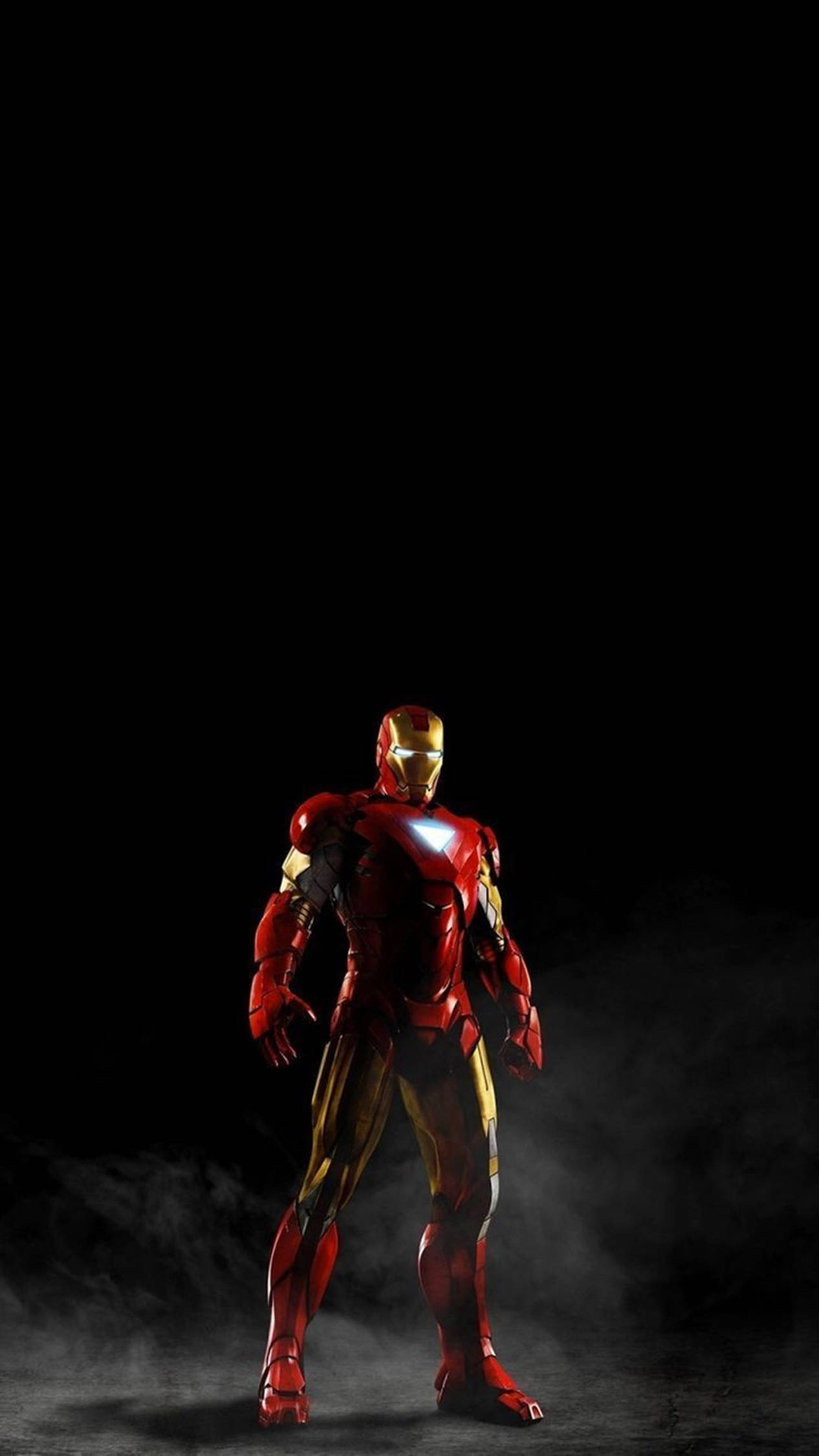 Iron Man, red and gold suit, arc reactor, Full HD Phone Wallpaper