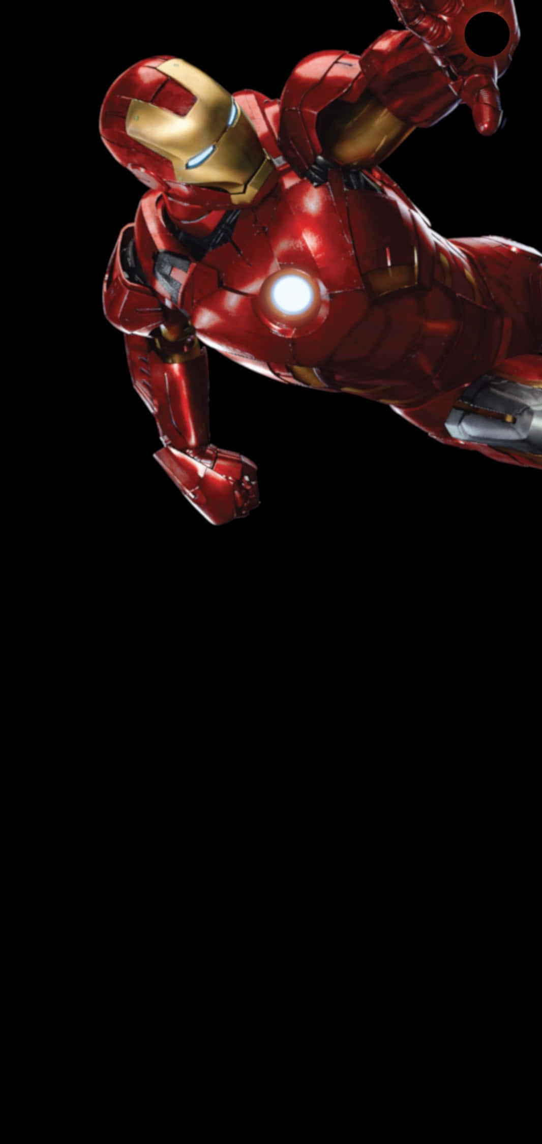 Iron Man, red and gold armor, arc reactor, Full HD Phone Wallpaper