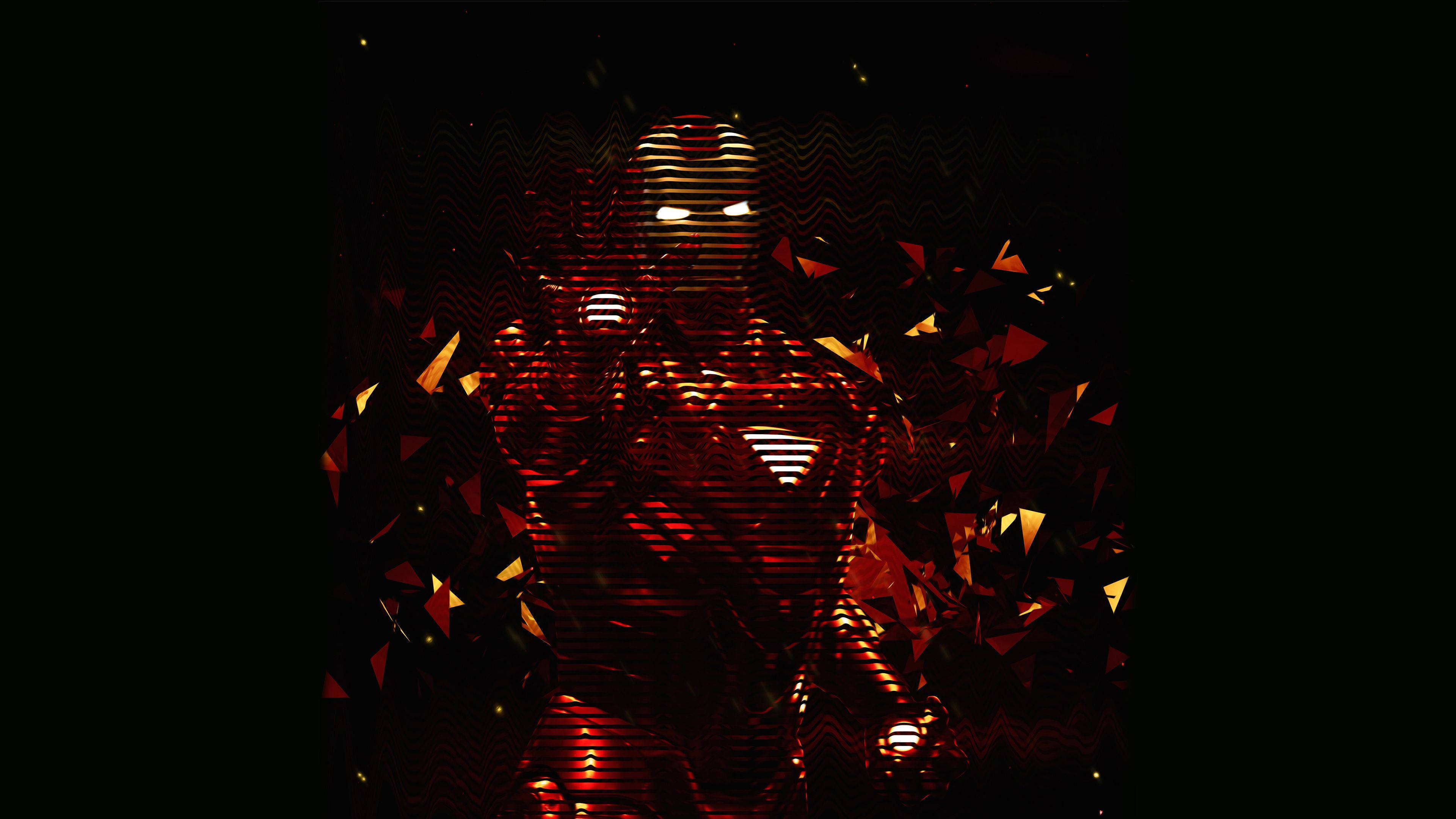 Iron Man, 4K, red and gold, 4K Desktop Wallpaper