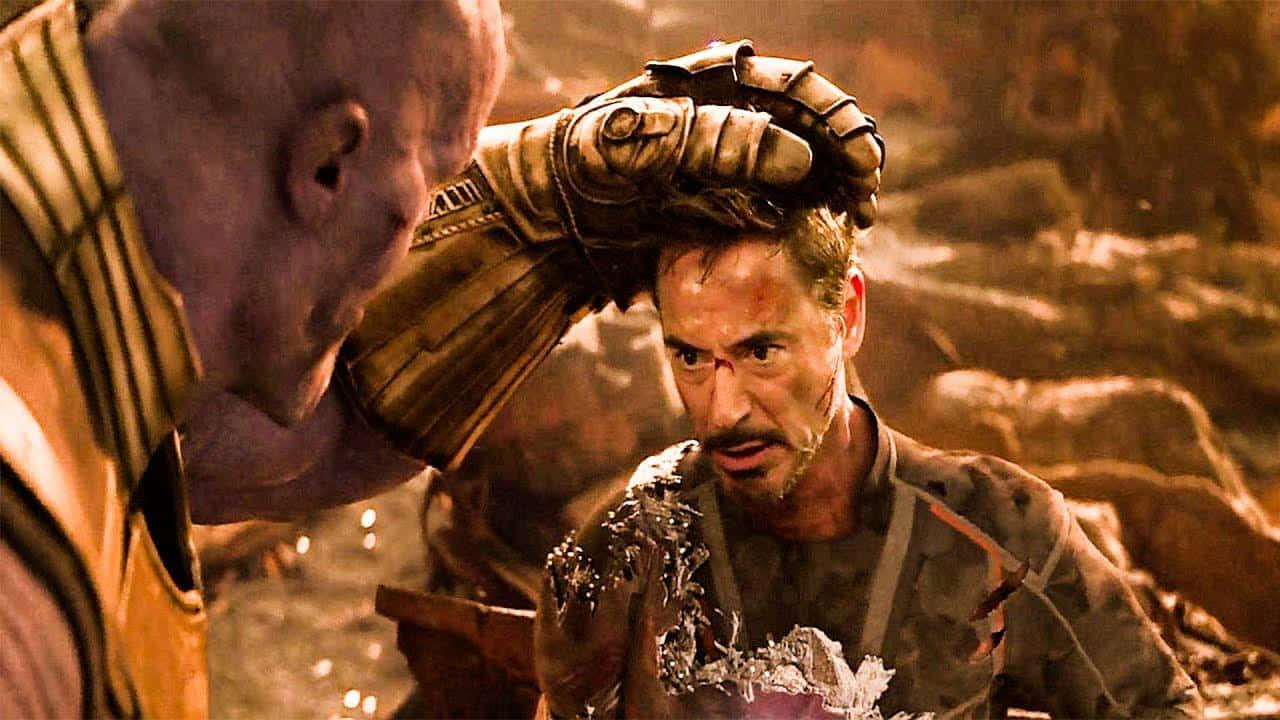 Iron Man, Thanos, rubble, HD Desktop Wallpaper