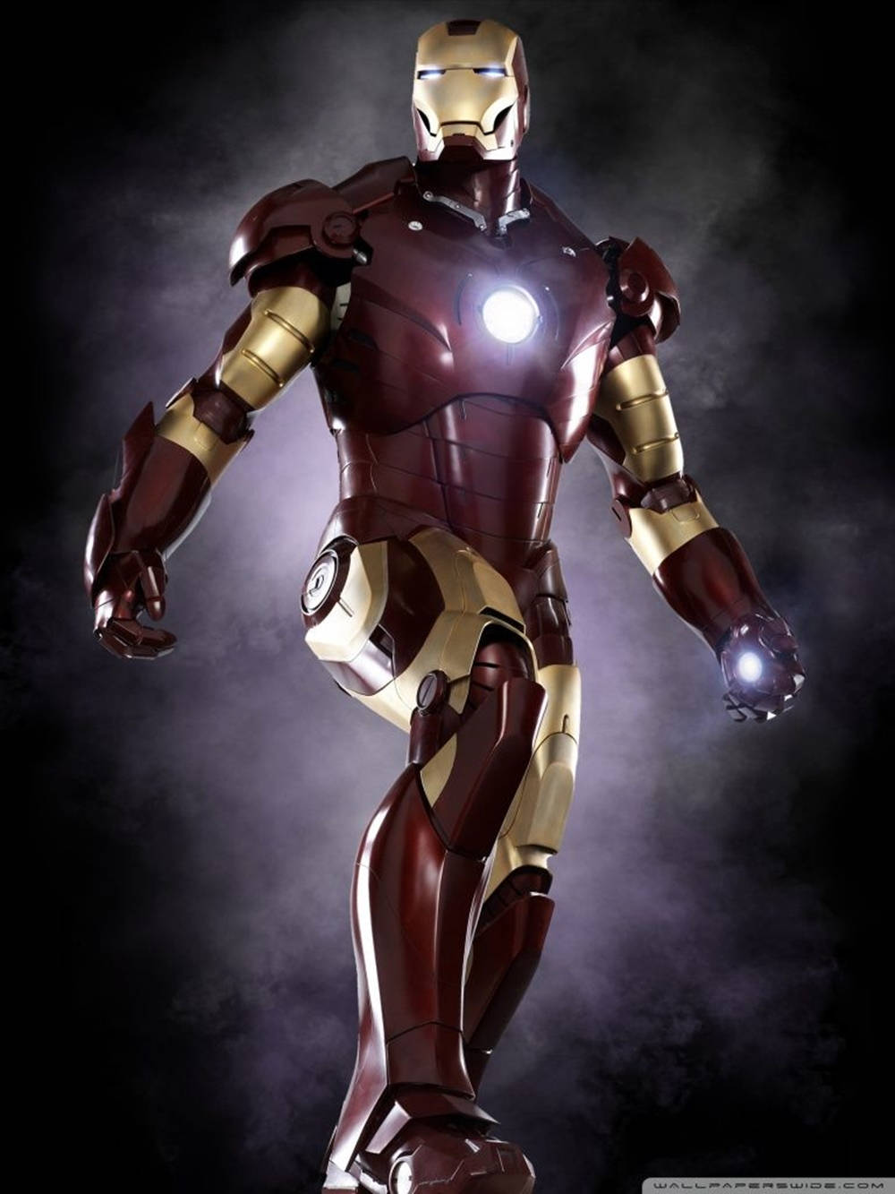 Iron Man, arc reactor, repulsor hands, HD Phone Wallpaper