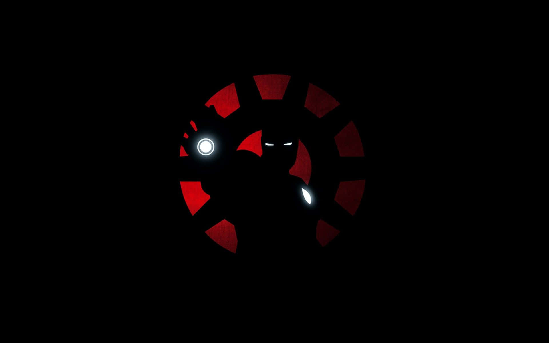 Iron Man, Arc Reactor, red segmented armor, Full HD Desktop Wallpaper