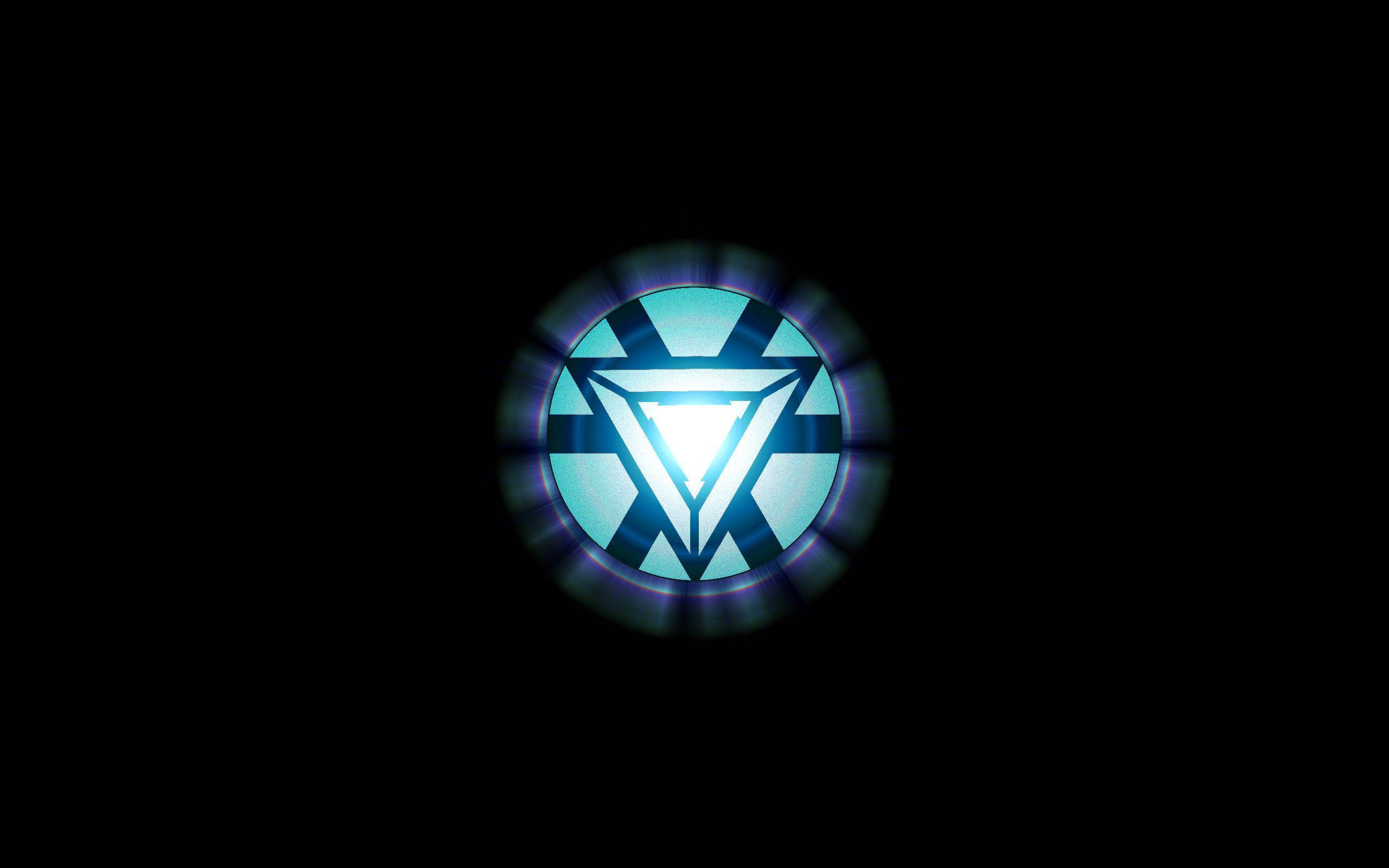 Arc Reactor, Iron Man, glowing blue, 2K Desktop Wallpaper