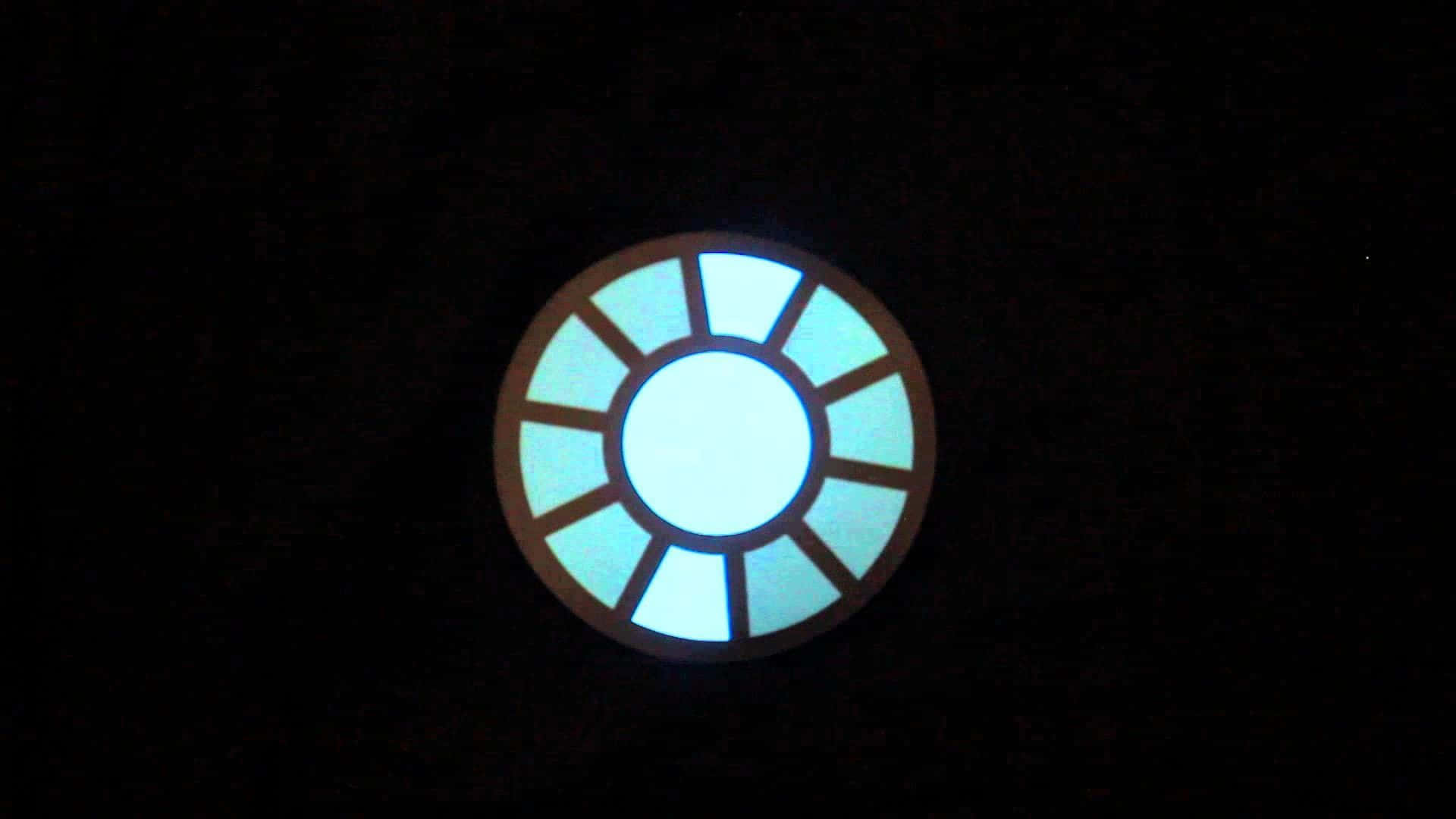 Iron Man, arc reactor, glowing blue, Full HD Desktop Wallpaper