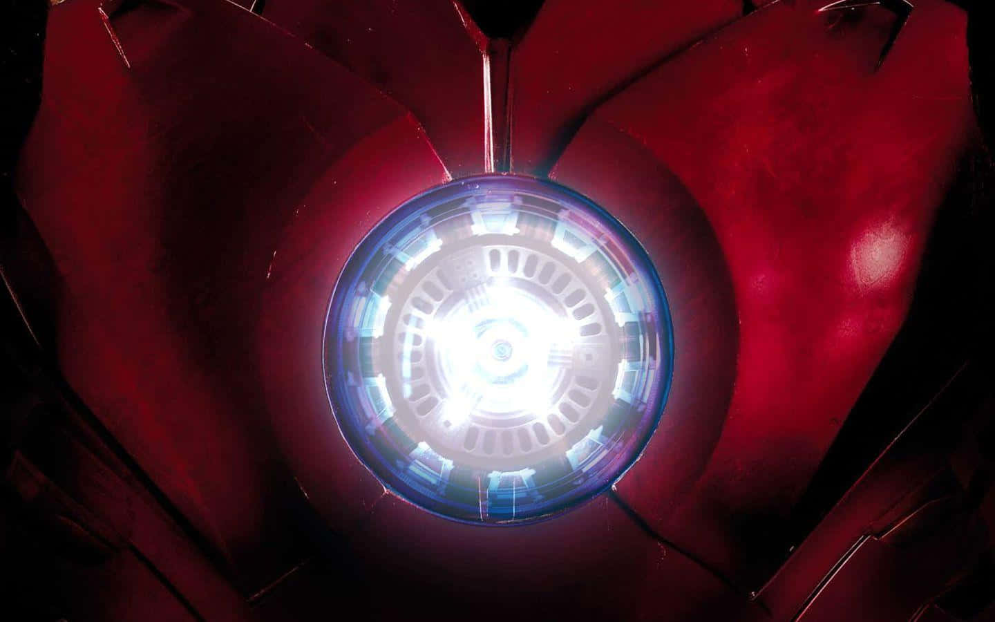 Iron Man Arc Reactor, blue, red metallic chest plate, HD Desktop Wallpaper