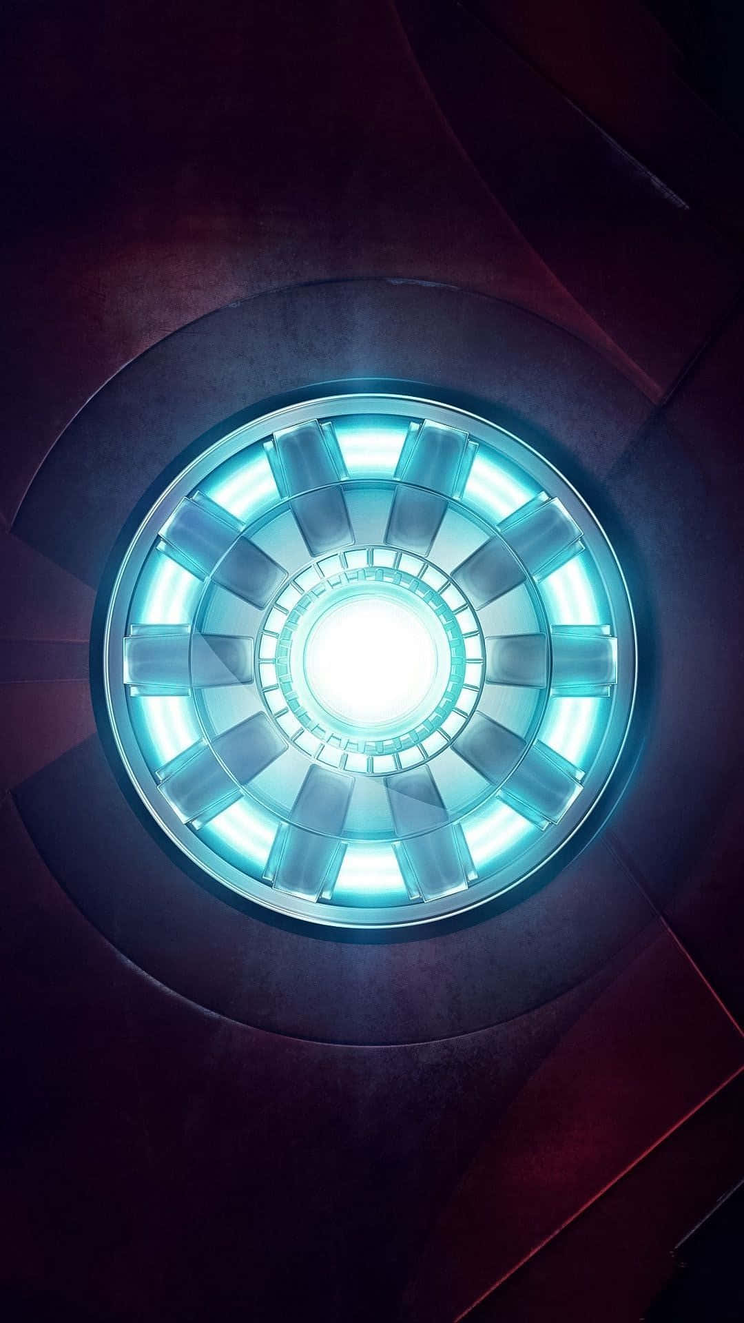 Iron Man, Arc Reactor, glowing blue, Full HD Phone Wallpaper