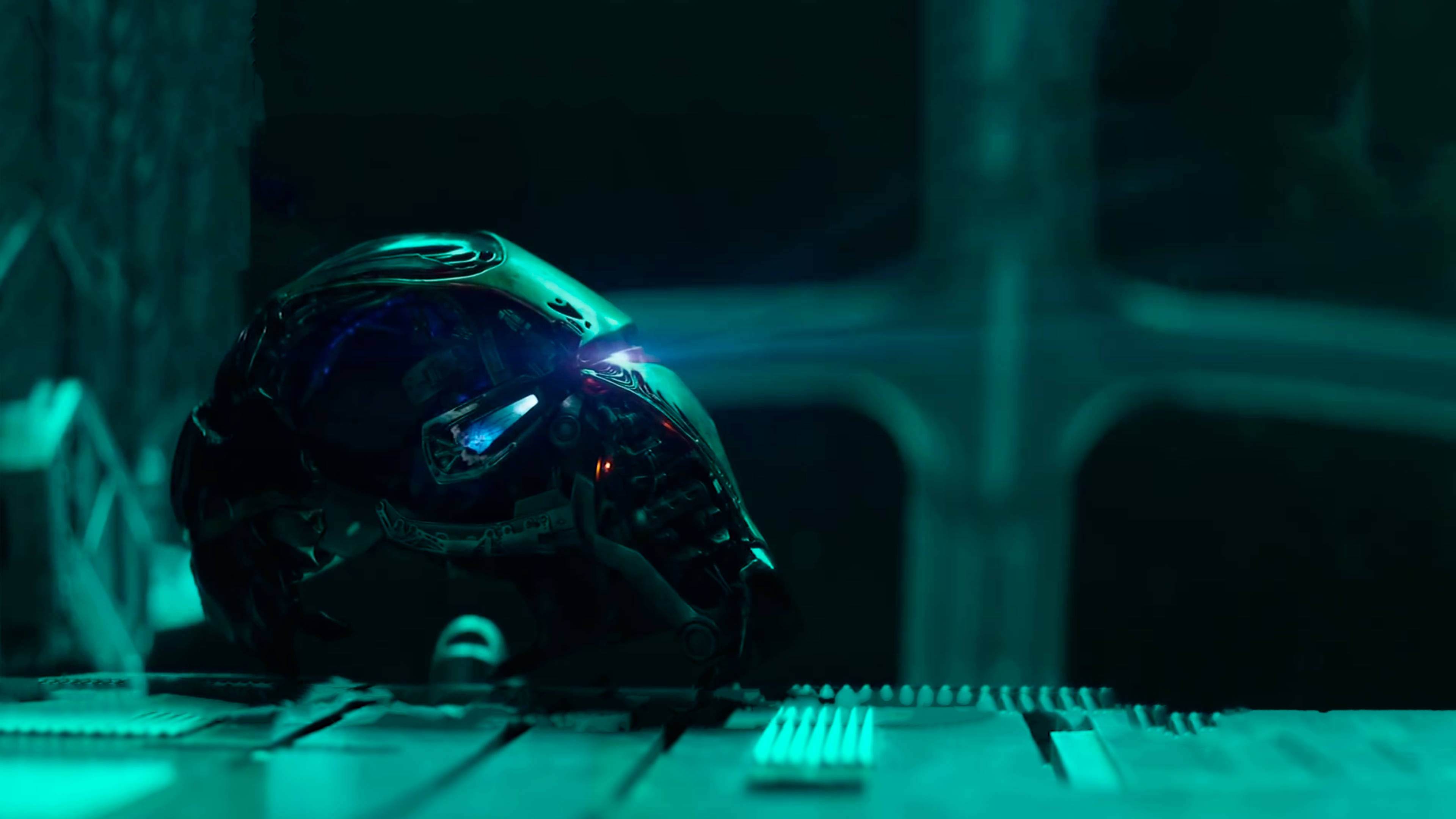 Iron Man, 4K, black metal helmet, 4K Desktop Wallpaper
