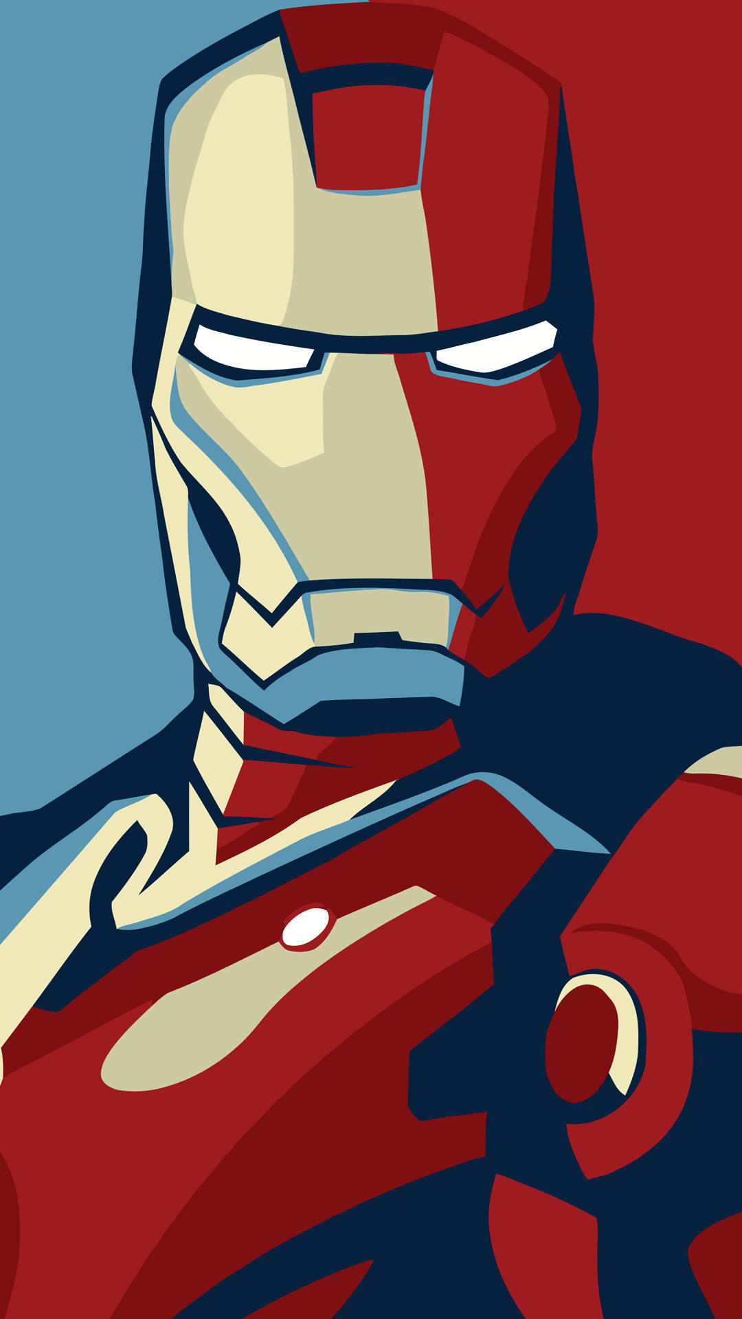 Iron Man, helmet, red, Full HD Phone Wallpaper