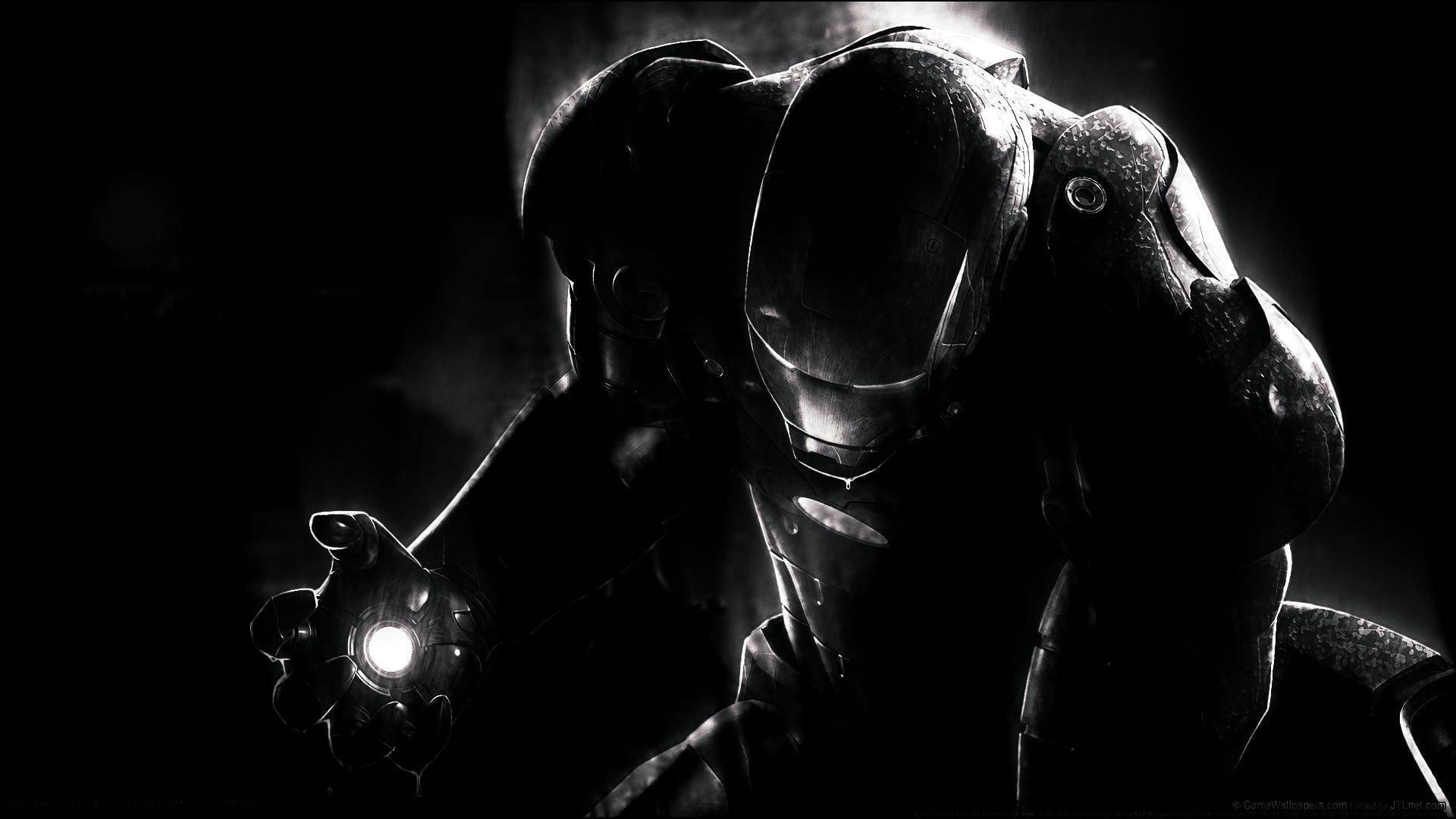 Iron Man, suit, arc reactor, Full HD Desktop Wallpaper