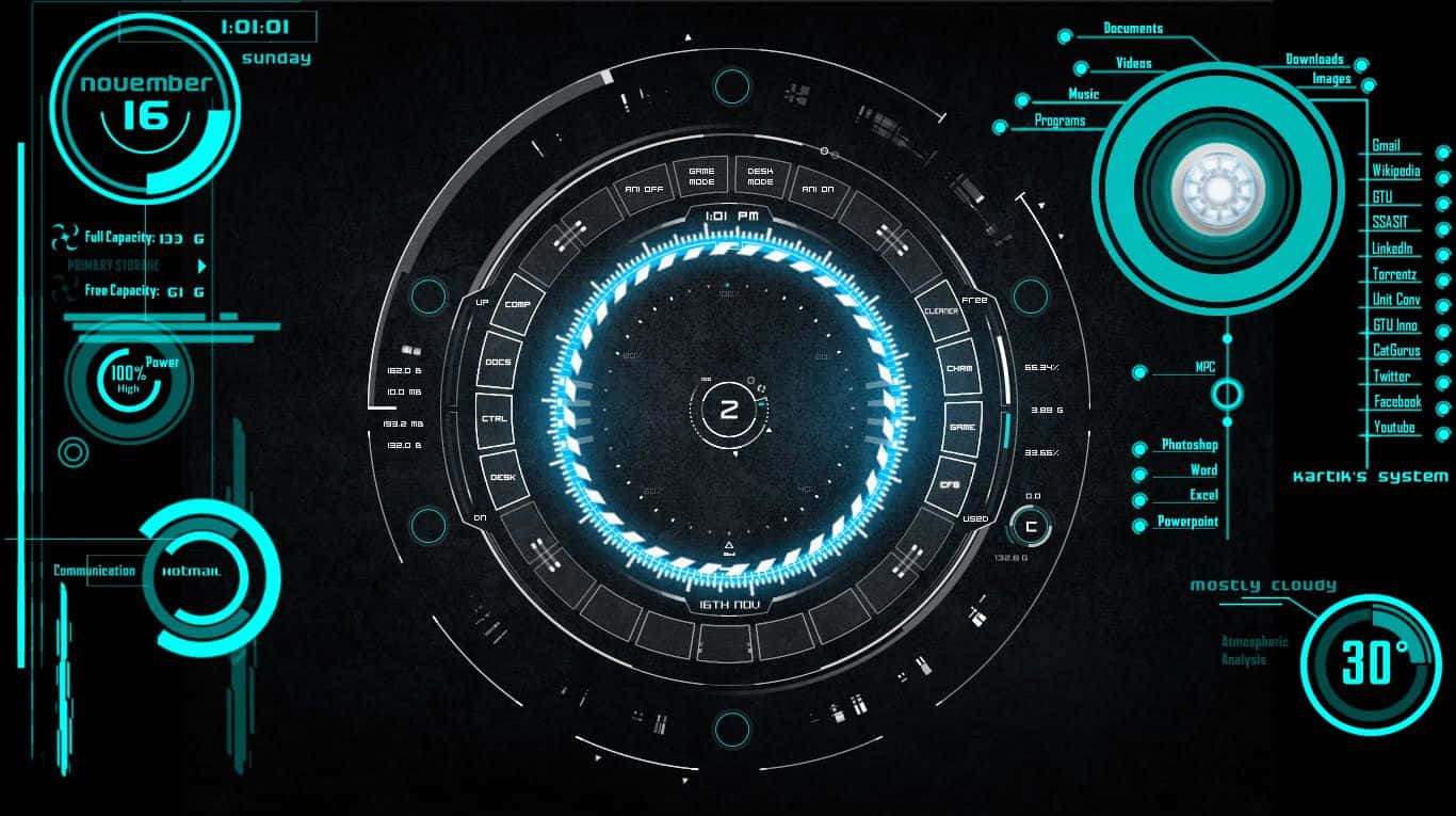 Iron Man, Jarvis, desktop, HD Desktop Wallpaper