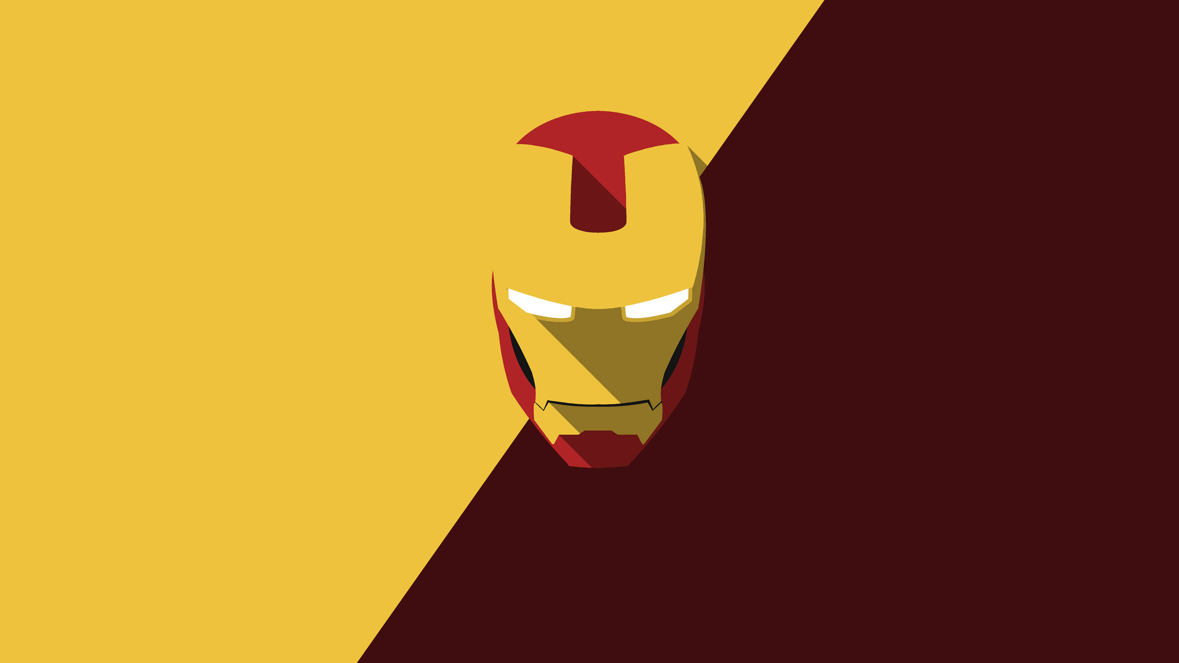 Iron Man, helmet, diagonal line, 4K Desktop Wallpaper