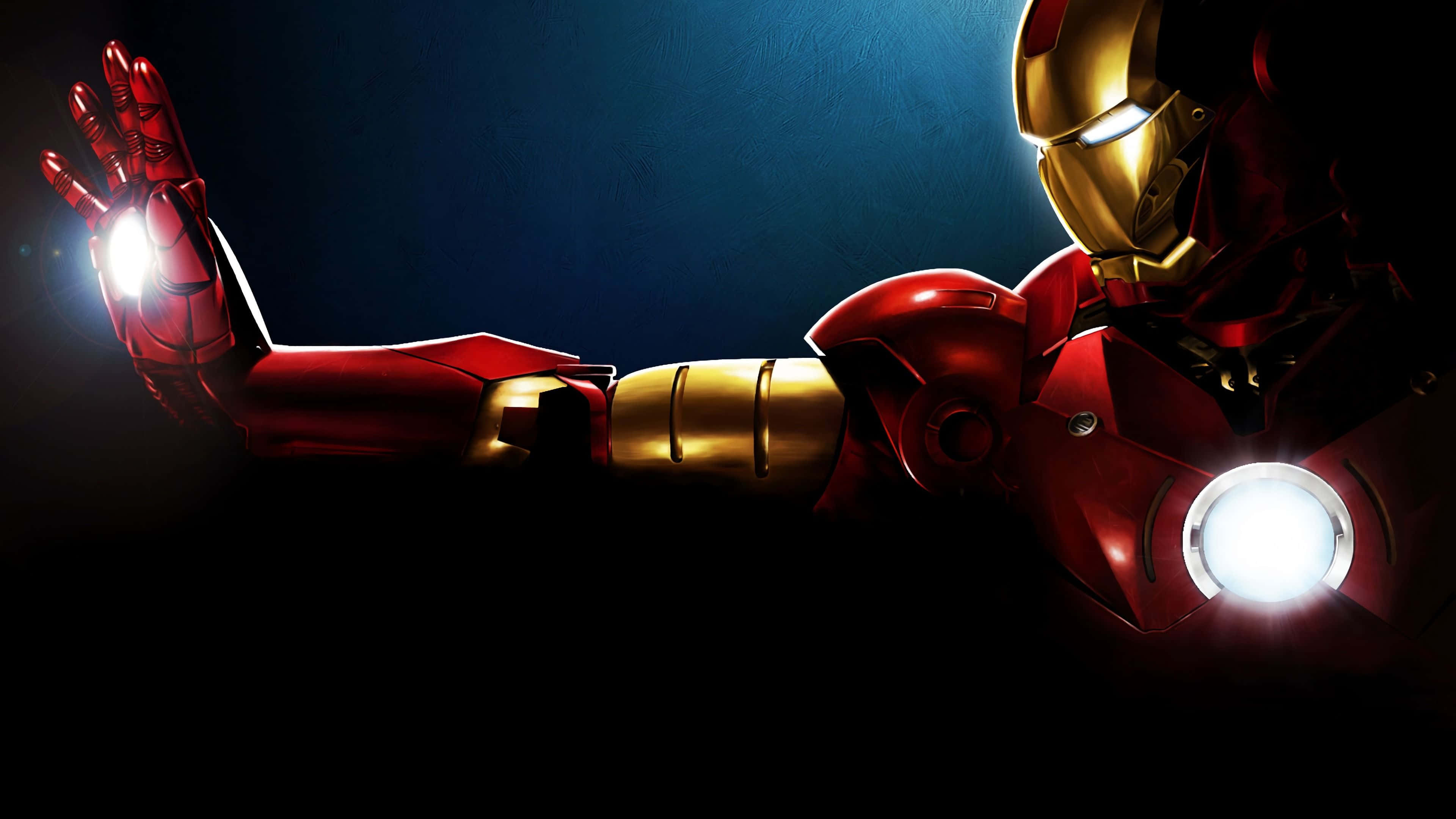Iron Man, repulsor hand, arc reactor, 4K Desktop Wallpaper