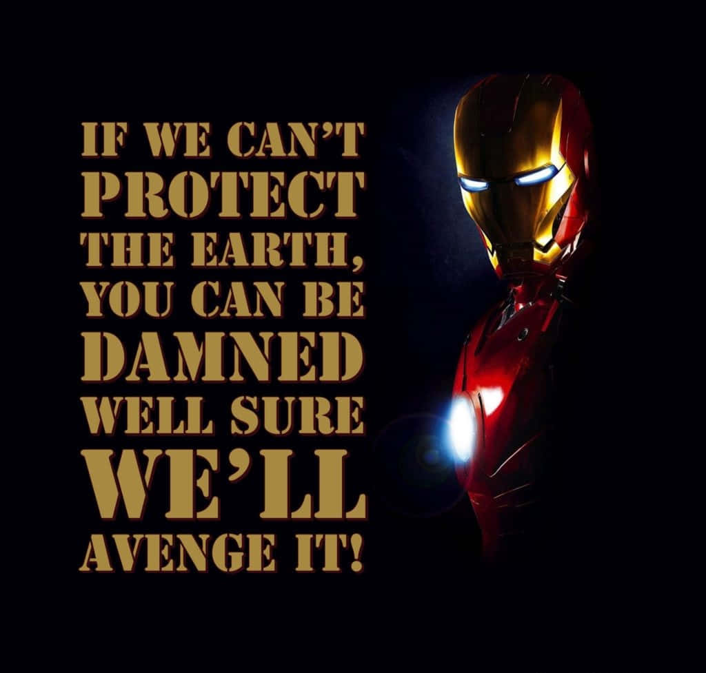 Iron Man, glowing helmet, chest arc reactor, SD Desktop Wallpaper