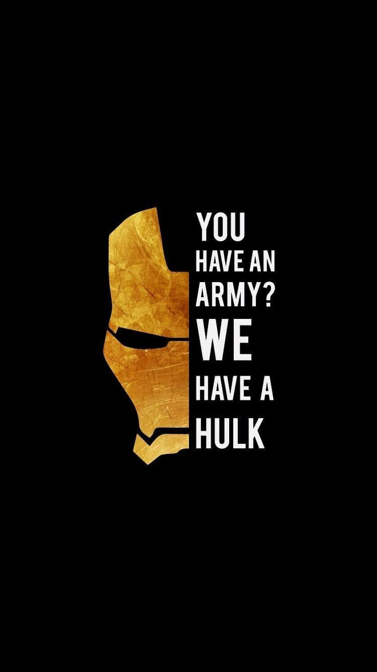 Iron Man, Golden Iron Man helmet silhouette, black background, HD Phone Wallpaper