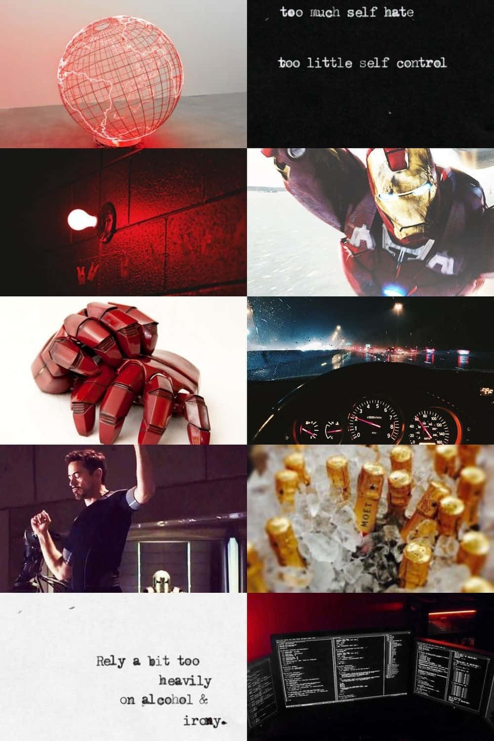 Iron Man, glowing red wireframe globe, Iron Man helmet, HD Phone Wallpaper