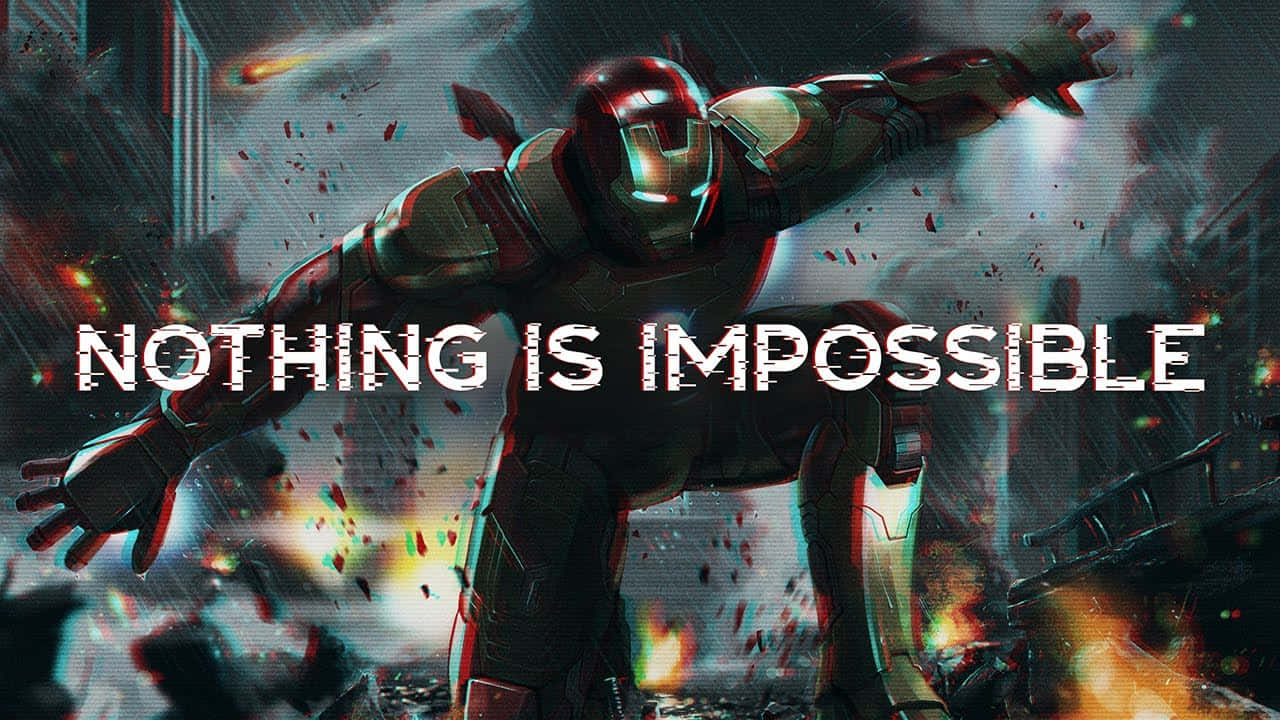 Iron Man, fiery explosions, debris, HD Desktop Wallpaper