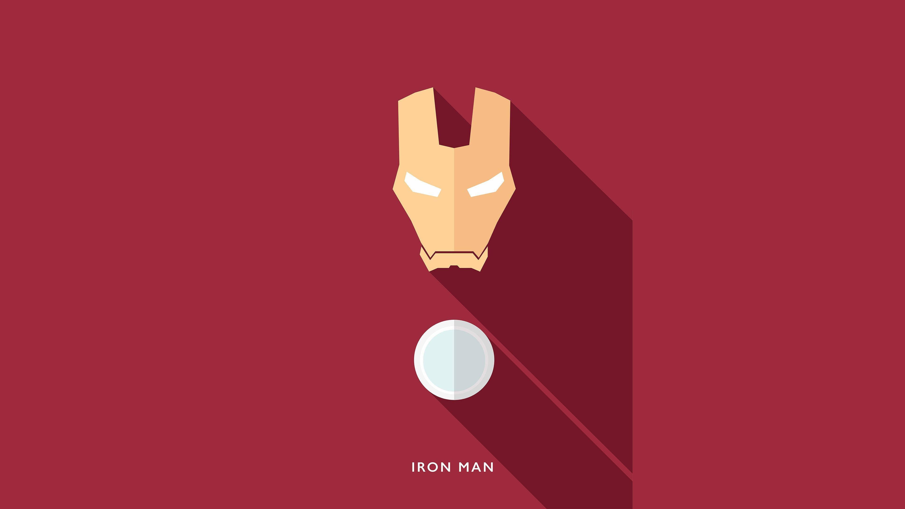 Iron Man, arc reactor, helmet, 4K Desktop Wallpaper