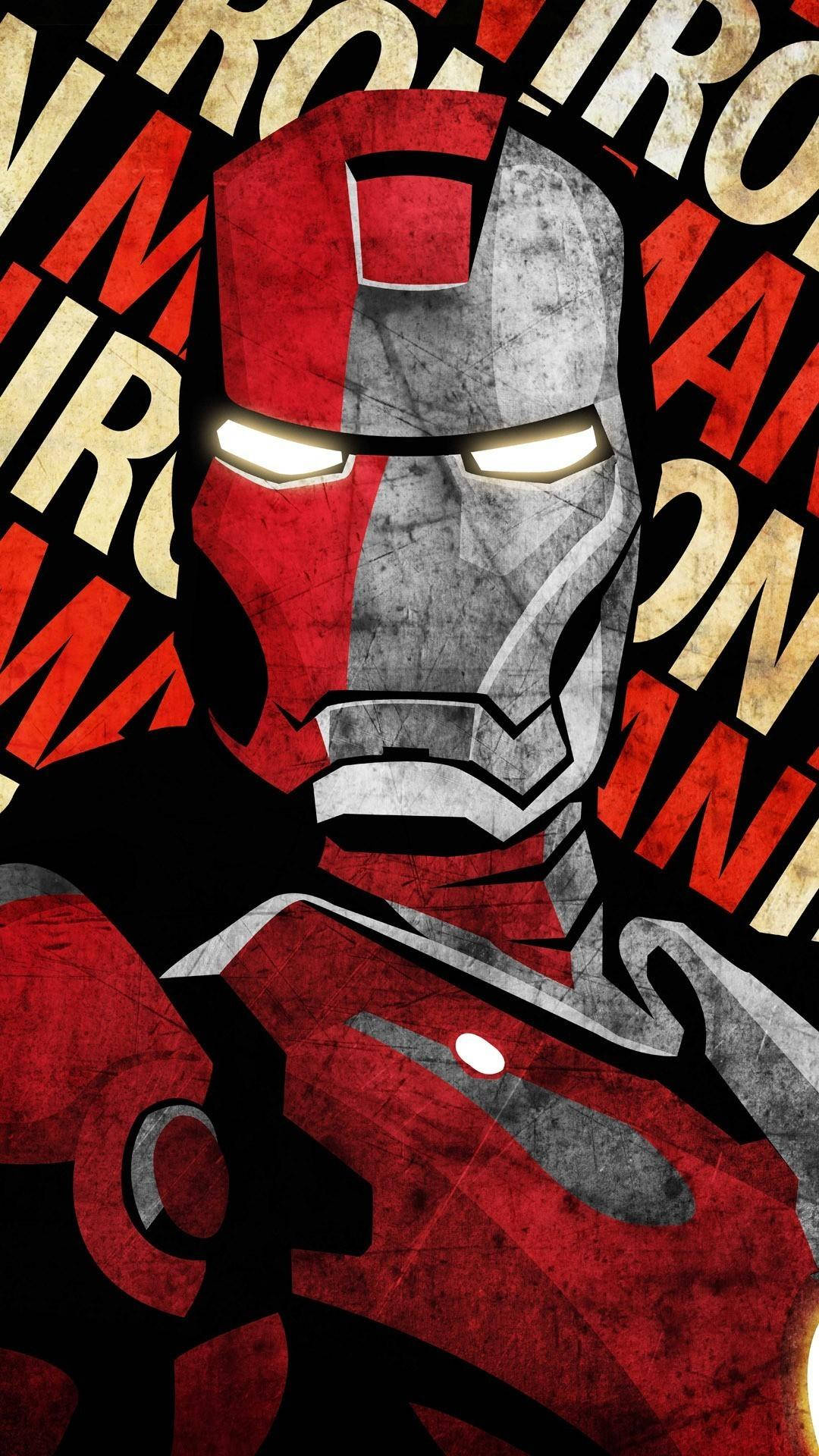 Iron Man, helmet, white eyes, Full HD Phone Wallpaper