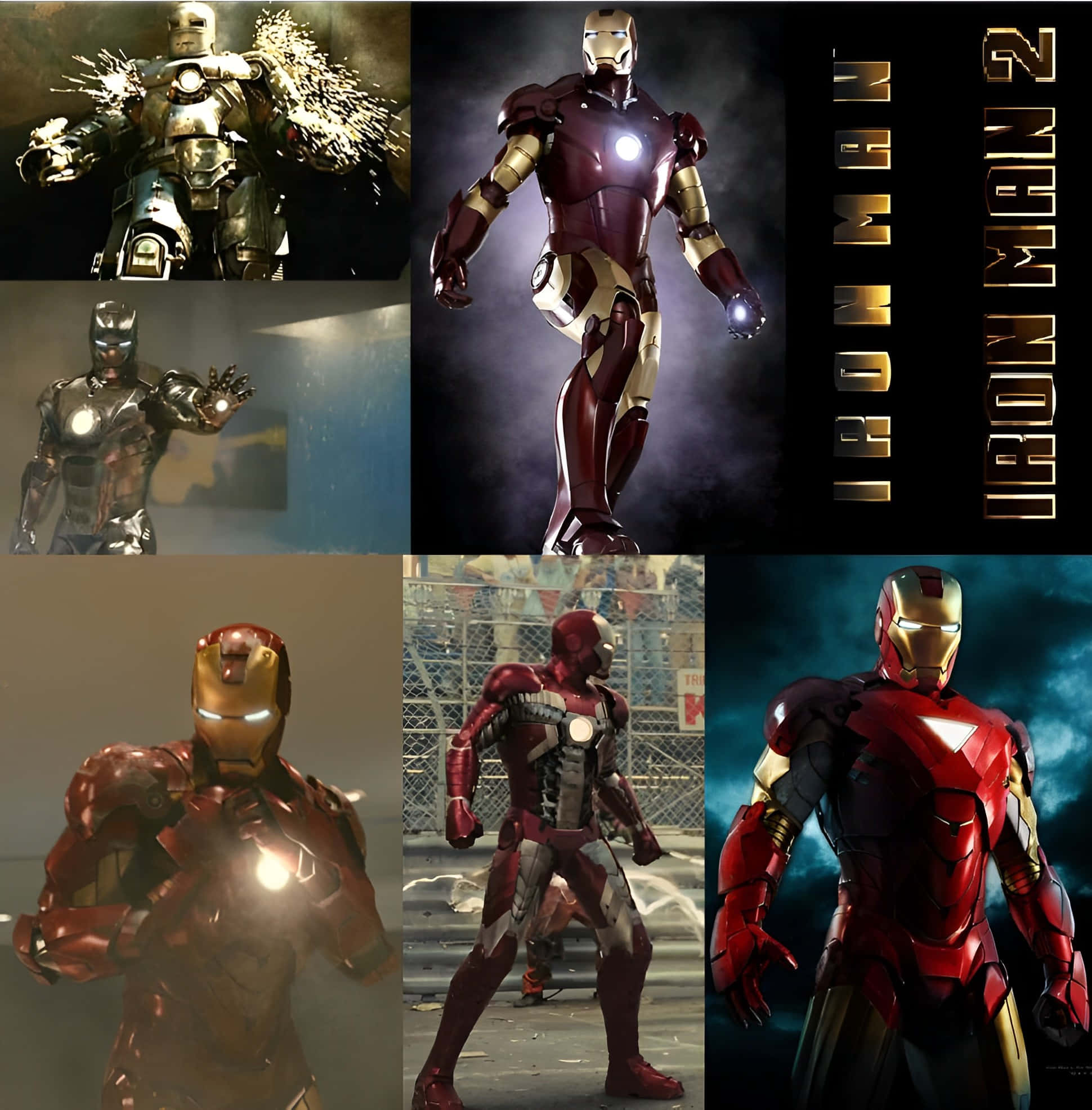Iron Man 2, repulsors, glowing, Full HD Phone Wallpaper