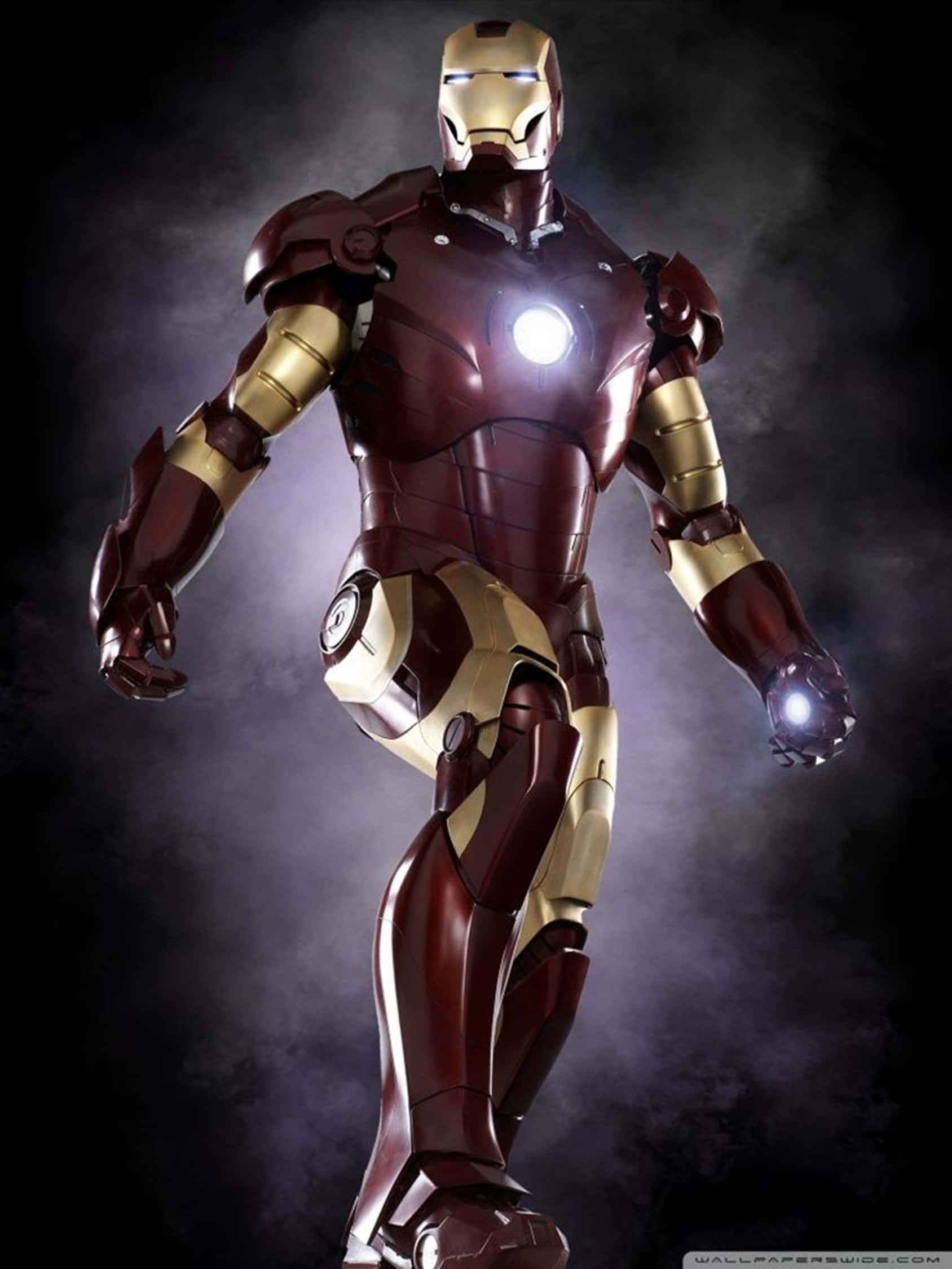 Iron Man, repulsors, arc reactor, Full HD Phone Wallpaper