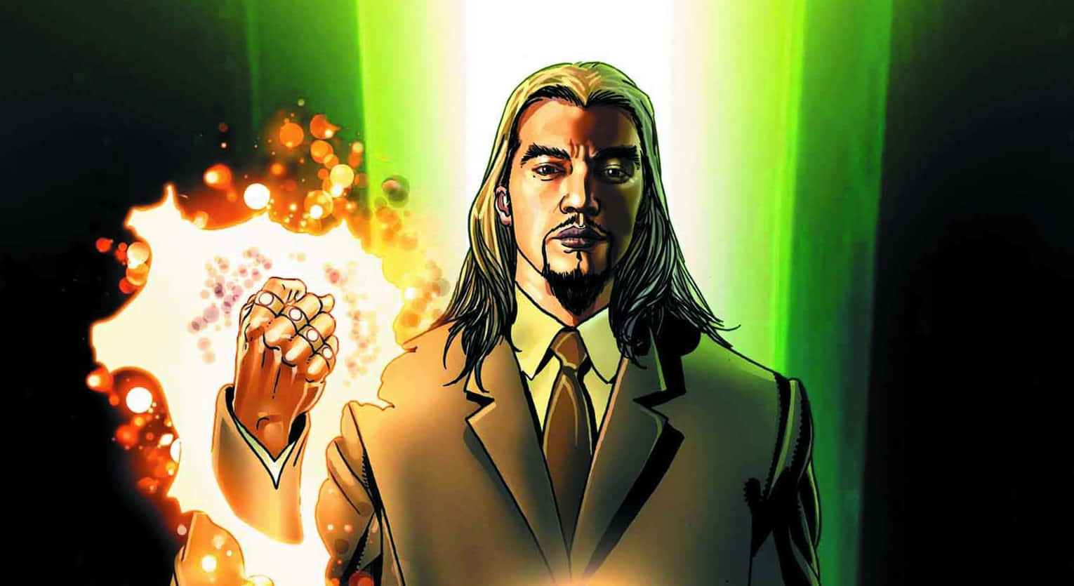 Iron Man Villains, fiery energy, clenched fist, HD Desktop Wallpaper