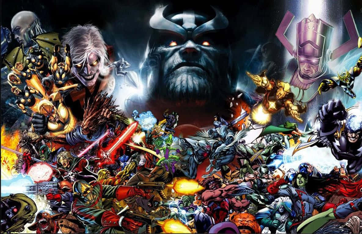 Iron Man Villains, comic book villains, heroes, SD Desktop Wallpaper