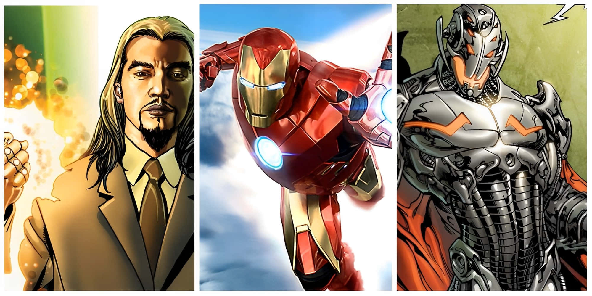 Iron Man Villains, Iron Man, glowing energy, Full HD Desktop Wallpaper