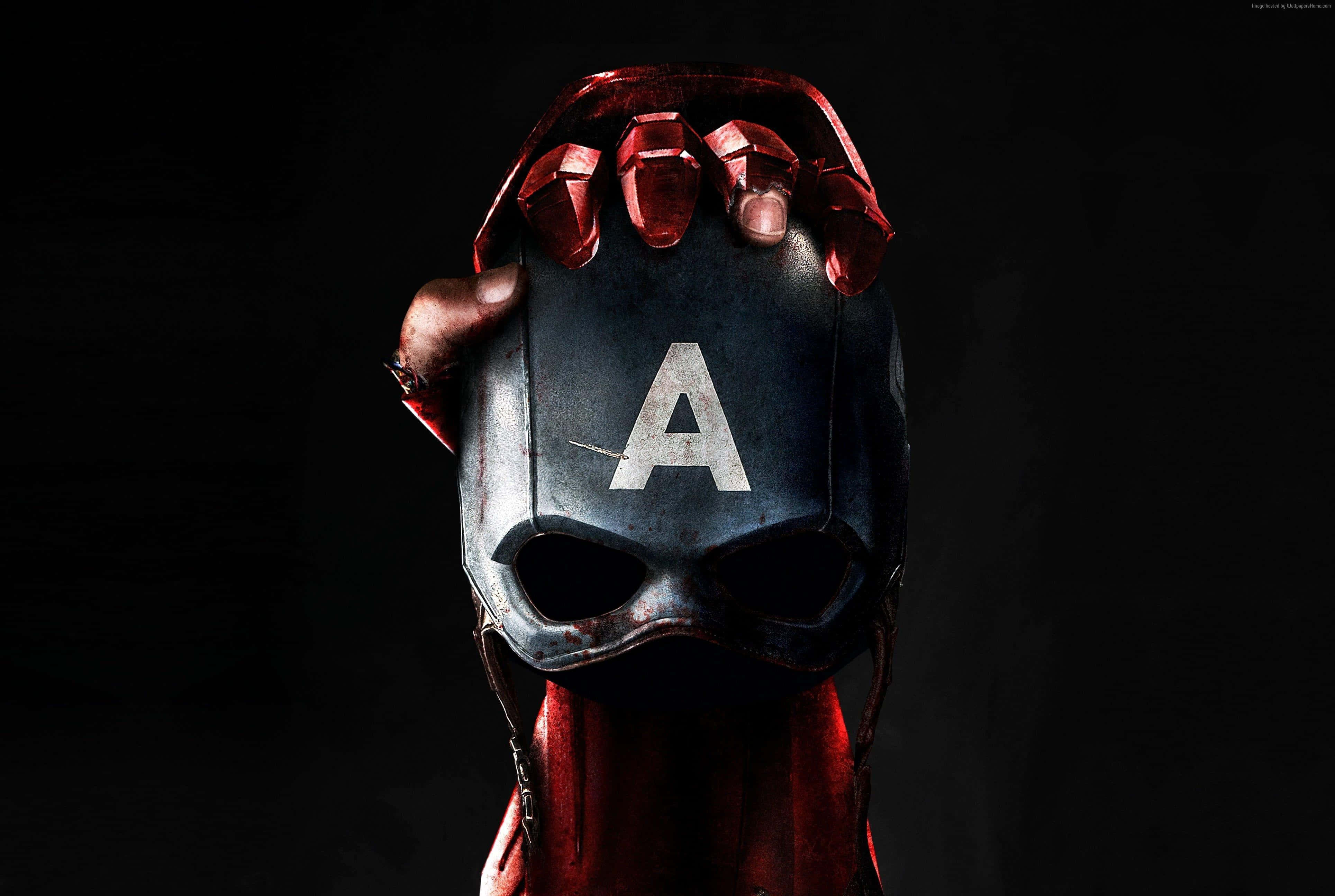 Captain America, Iron Man, helmet, 4K Desktop Wallpaper