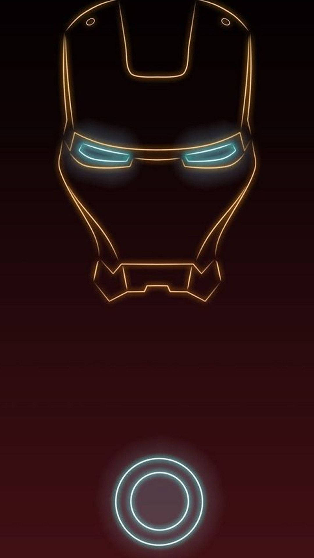 Iron Man, helmet, blue eyes, Full HD Phone Wallpaper